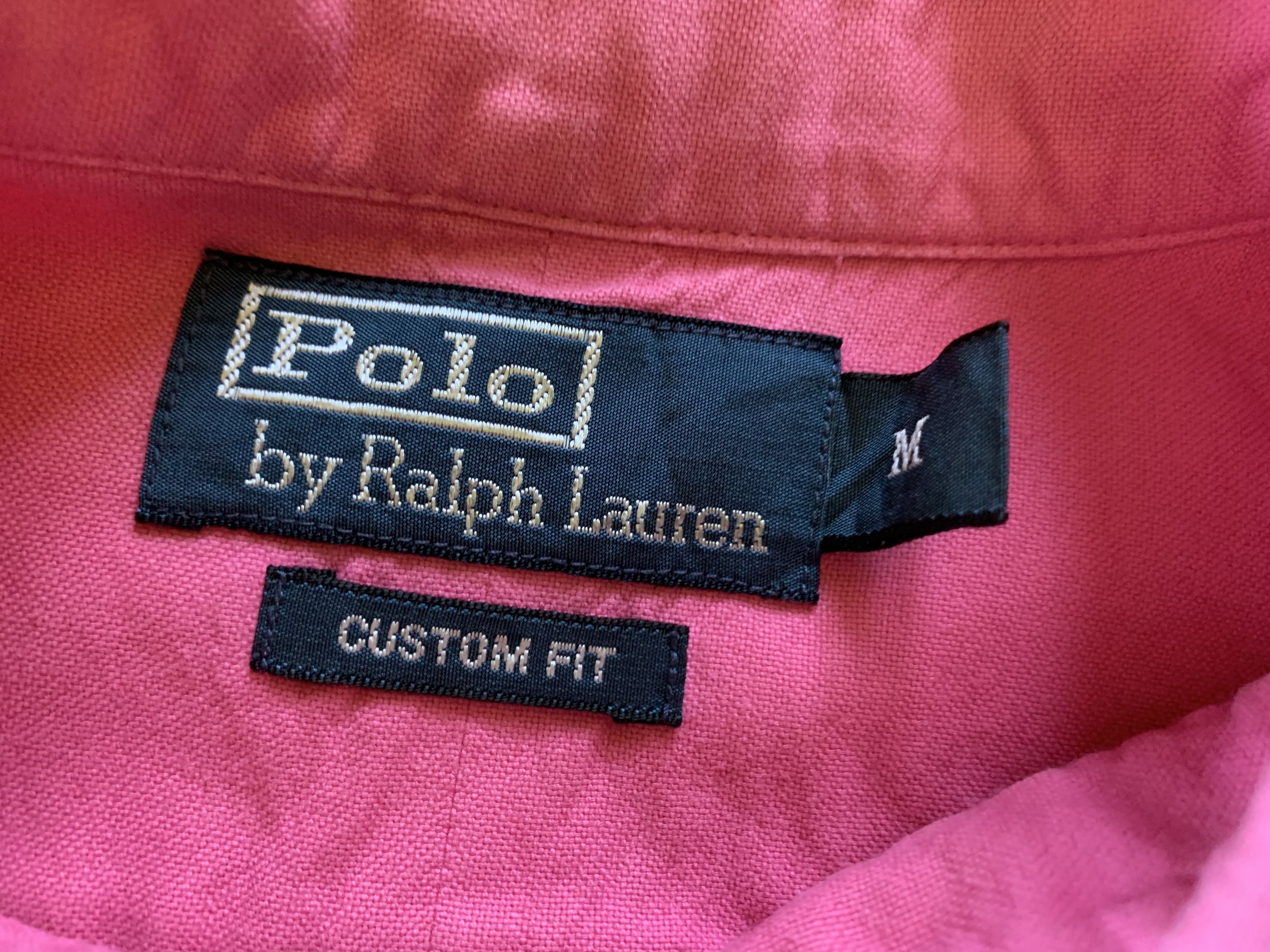 Polo Ralph Lauren × Ralph Lauren Polo Ralph Lauren Pink Button Up Shirt Size US M / EU 48-50 / 2 - 5 Thumbnail