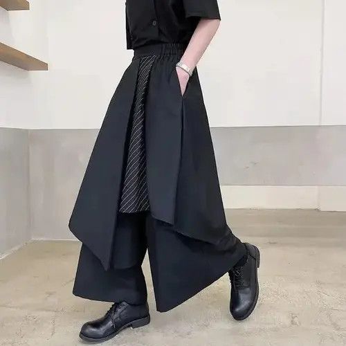 Japanese Brand Elastic Waist Trousers Loose Punk Japanese Size US 34 / EU 50 - 1 Thumbnail