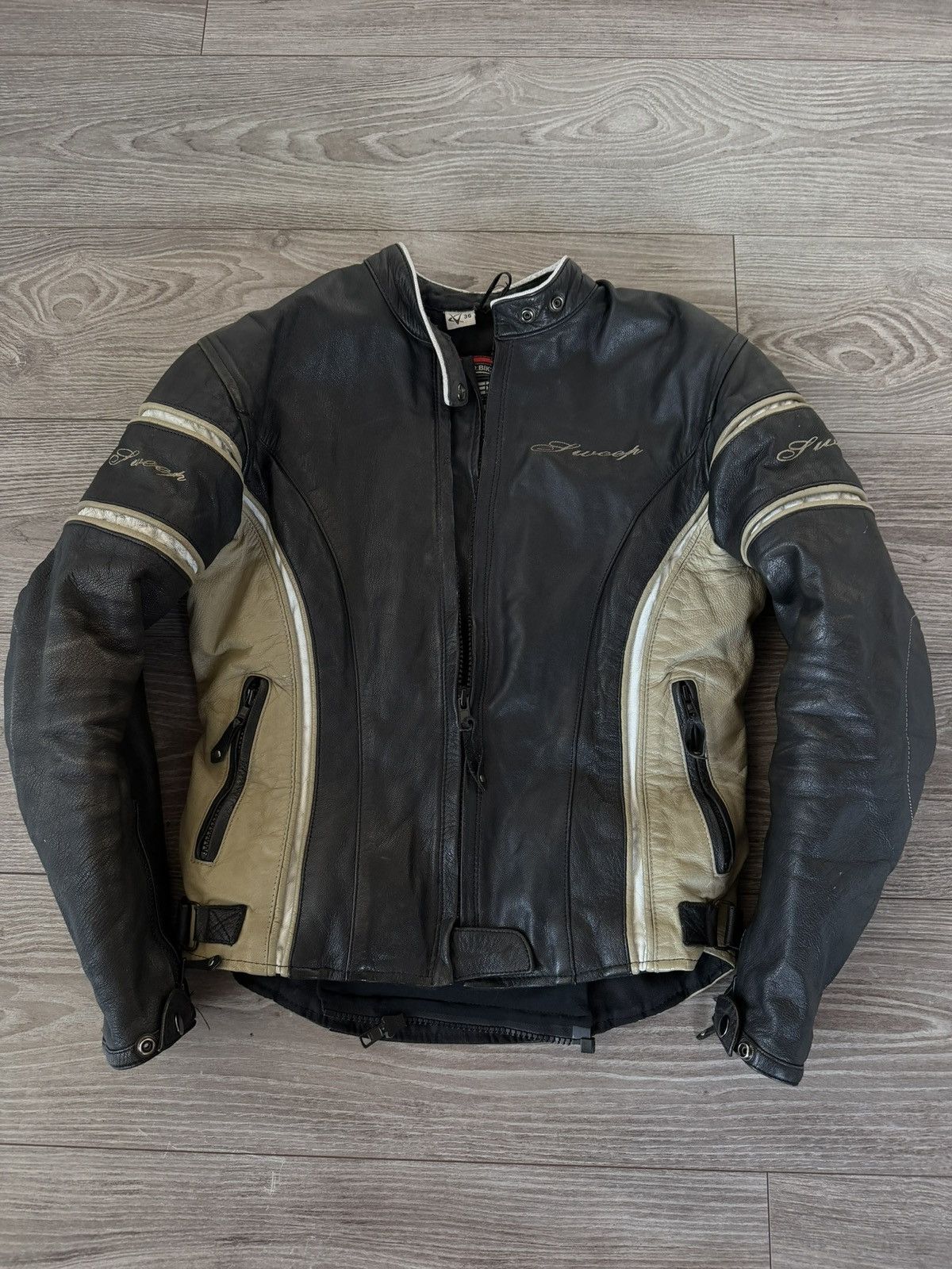 Other 100% Leather Sweep Euro Bike Motorsport Ykk Jacket Size S / US 4 / IT 40 - 5 Thumbnail