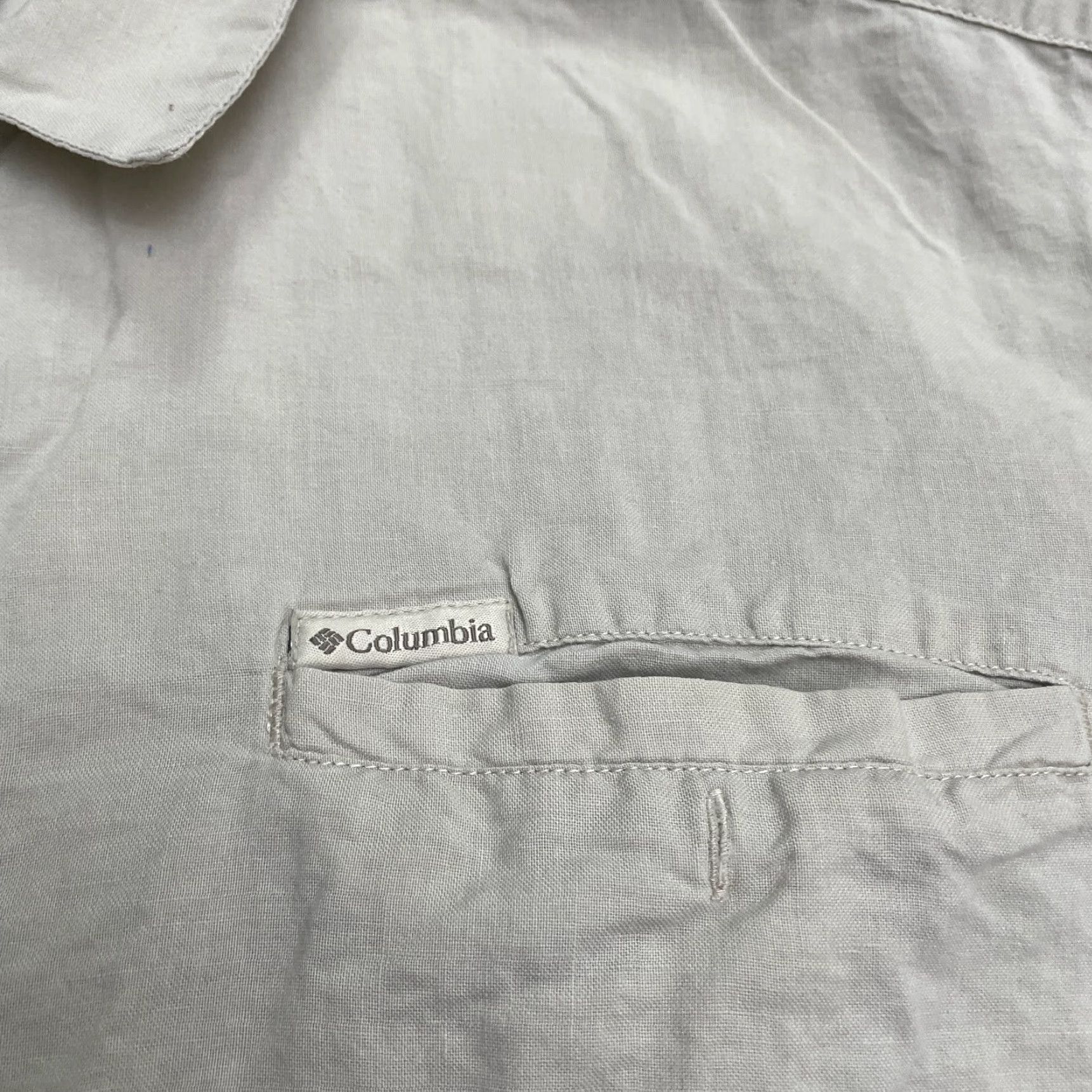 Vintage Columbia Shirt Mens 2XL Gray Short Sleeve Button-Down Pocket Casual Size US XXL / EU 58 / 5 - 5 Thumbnail