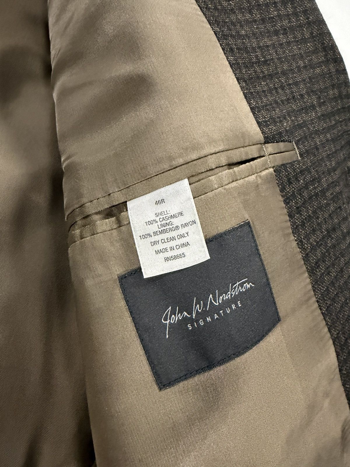 Loro Piana Loro Piana 100% Cashmere John W Nordstrom Blazer Size 50R Size 50R - 5 Thumbnail