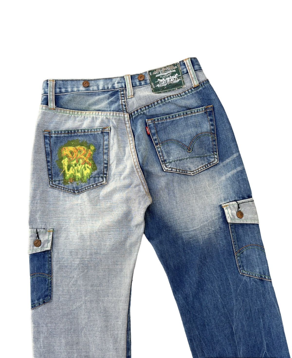 Darren Romanelli Levi's x Darren Romanelli Cargo Denim Pants Size US 30 / EU 46 - 4 Thumbnail