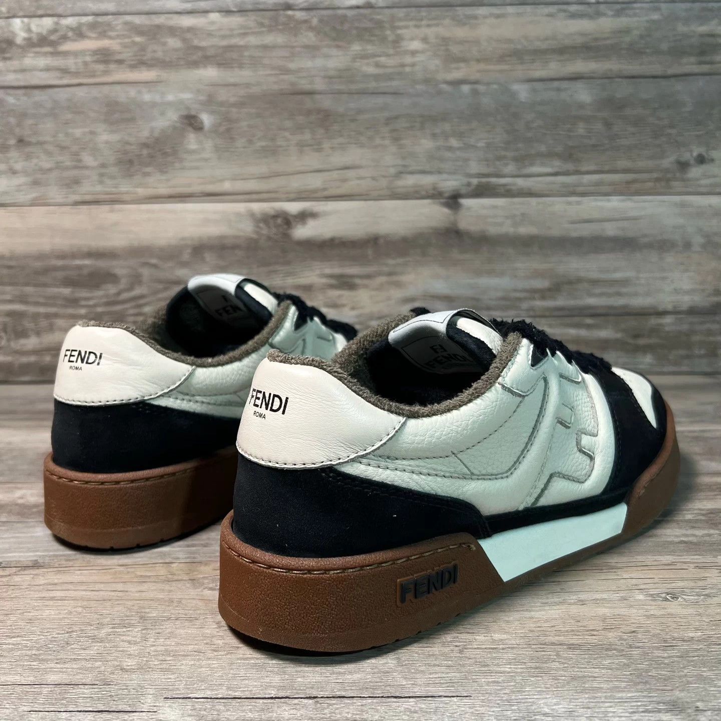 Fendi FENDI Match Black/White/Brown Sneakers UK7 Size US 7 / EU 40 - 3 Thumbnail