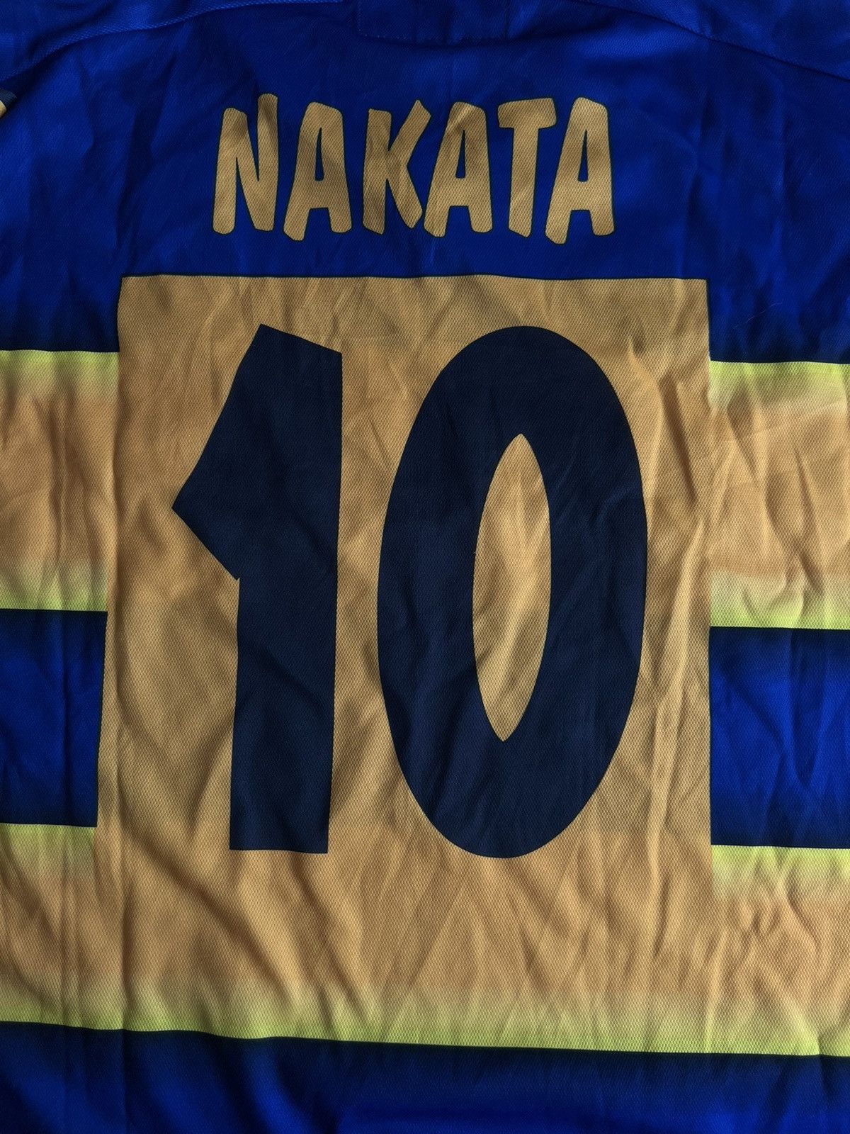 Champion × Vintage ARCHIVE Auth. 02/03 Champion Parma FC #10 Nakata Home Jersey Size US XL / EU 56 / 4 - 9 Thumbnail