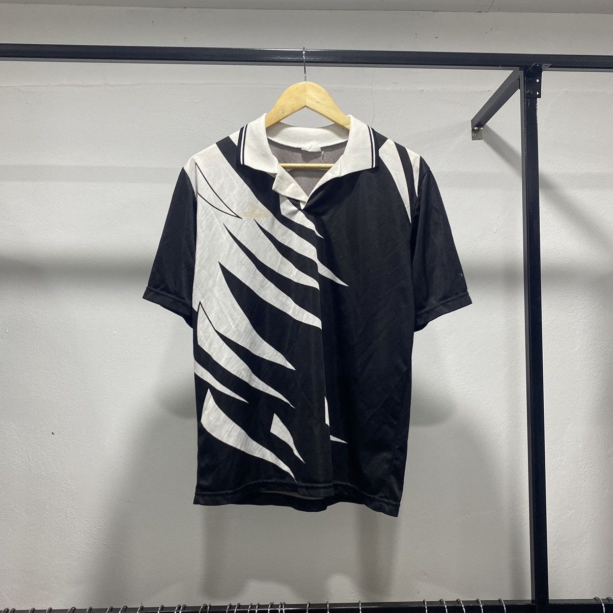 Vintage Sick☠️ Unbrand Tiger Stripes Jersey 90s Size US M / EU 48-50 / 2 - 1 Thumbnail