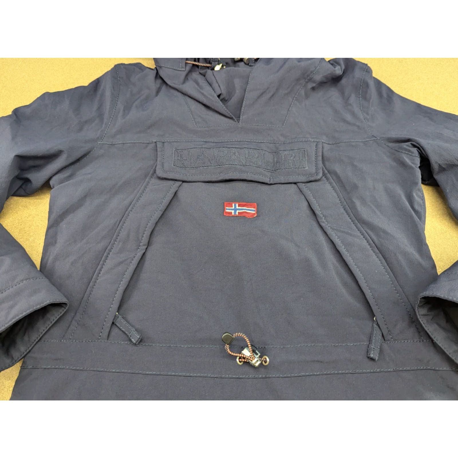 Napapijri Napapijri Skidoo Womens Anorak Jacket M Hooded Thermal Warm Winter Blue Jacket Women Medium Blue Womens) Size M / US 6-8 / IT 42-44 - 7 Thumbnail