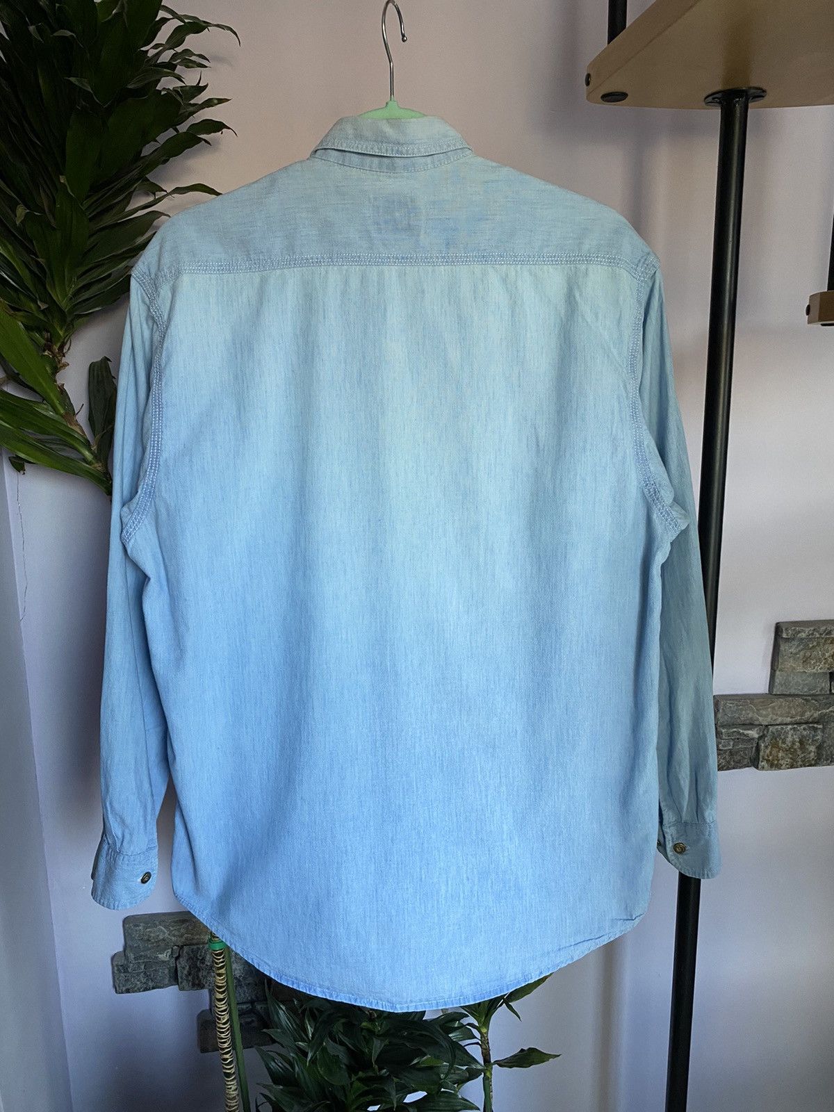 Levi's × Levi's Made & Crafted × Levi's Vintage Clothing Vtg Levis Button Up Blue Denim Shirt Size US M / EU 48-50 / 2 - 13 Thumbnail