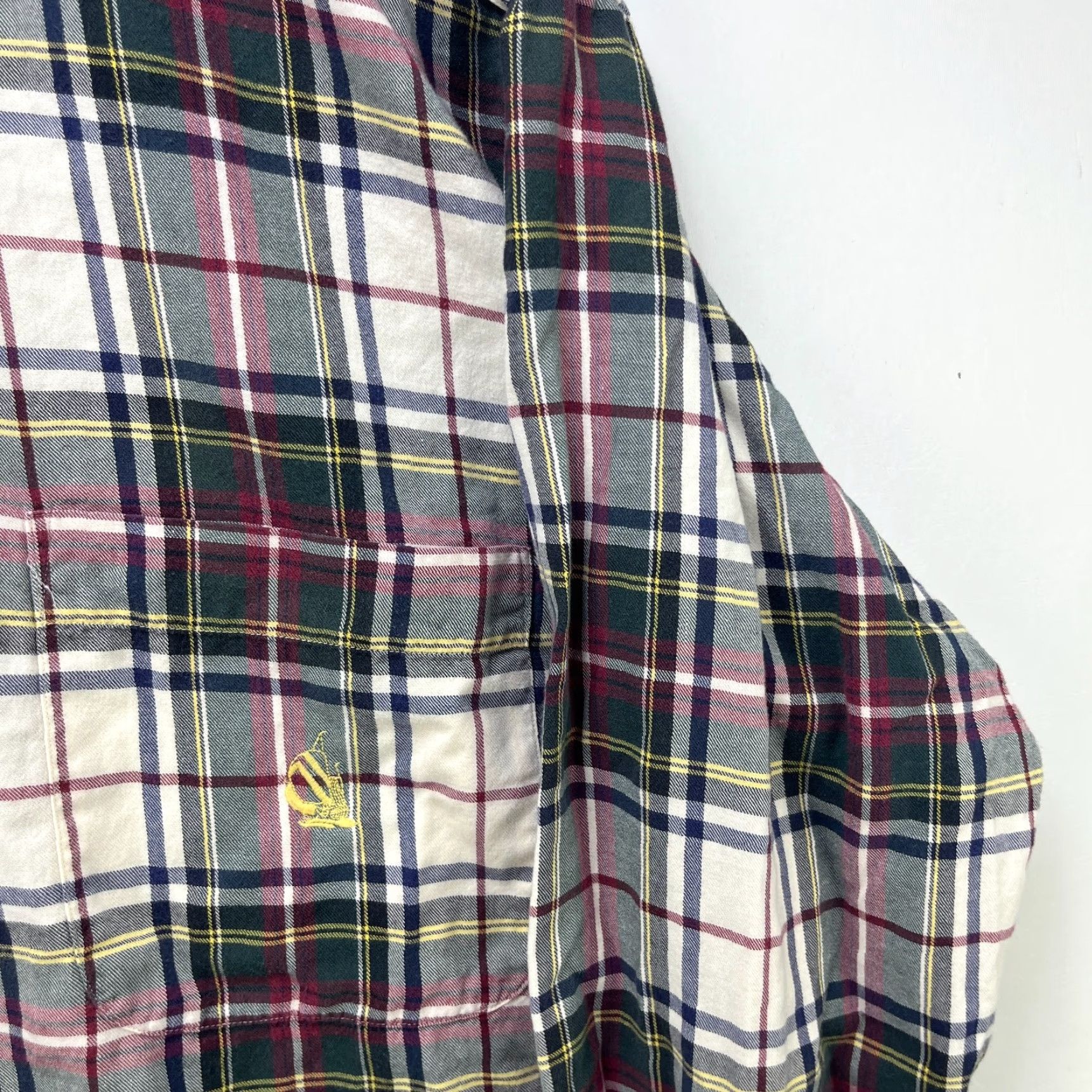 Nautica VINTAGE Nautica Plaid Button-Up Shirt Large Longsleeve Mens L White Size US L / EU 52-54 / 3 - 3 Thumbnail