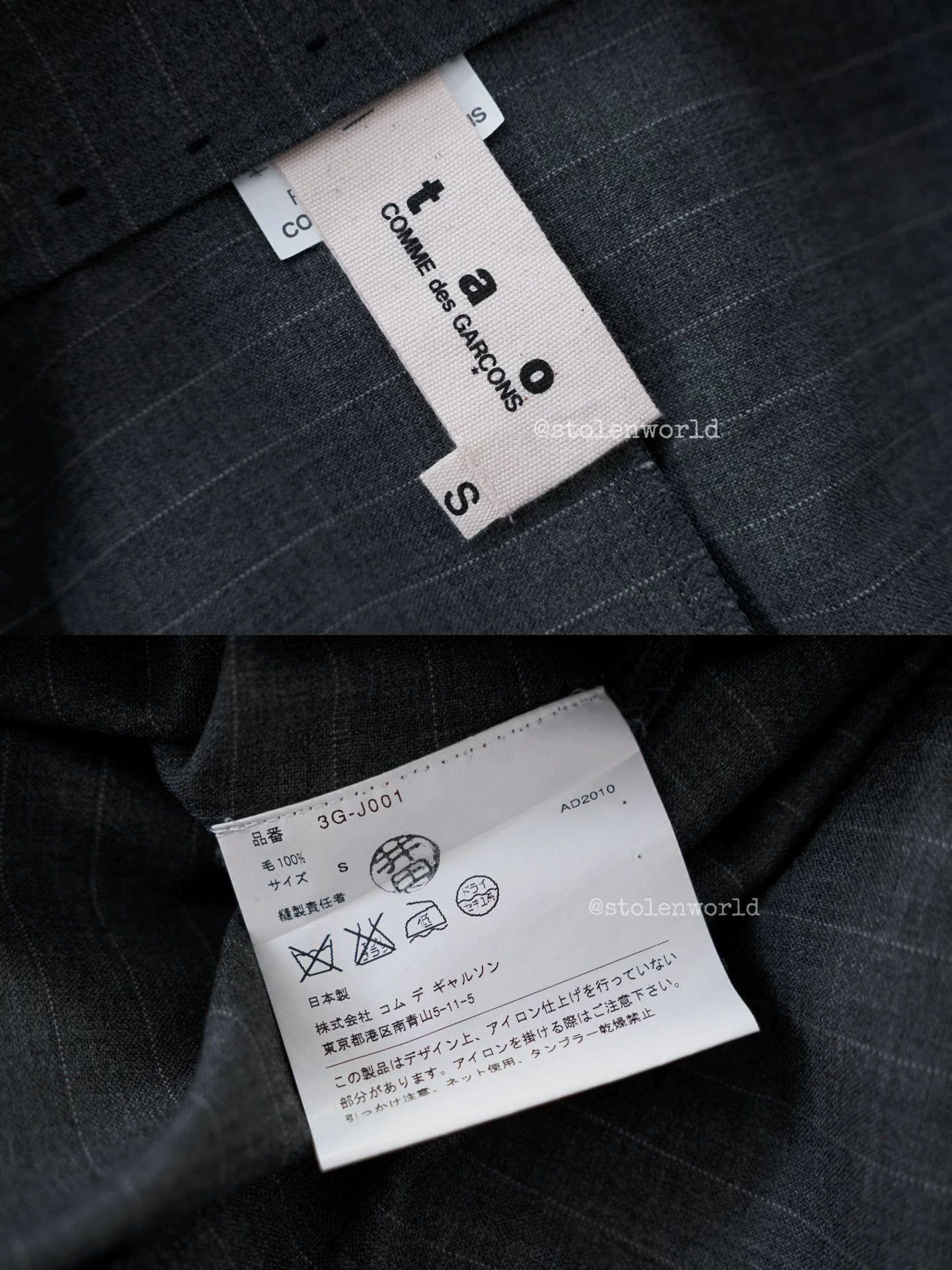 Comme des Garcons Comme des Garçons Pleated Wool Swallowtail Suit w/ S Size S / US 4 / IT 40 - 9 Thumbnail