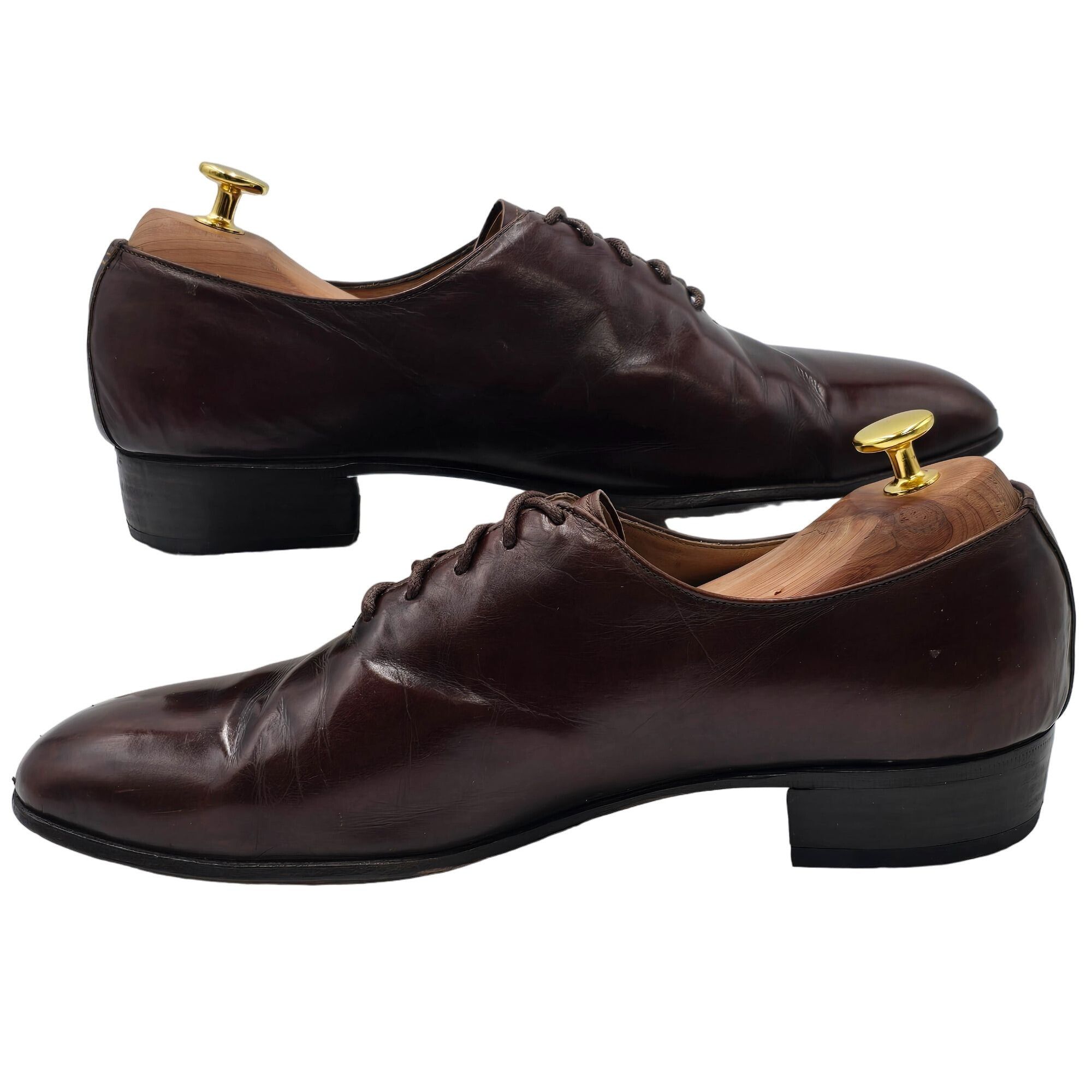 Florsheim Vintage Florsheim Spain Wholecut Mens 7.5 Dark Brown Leather Size US 7.5 / EU 40-41 - 4 Thumbnail