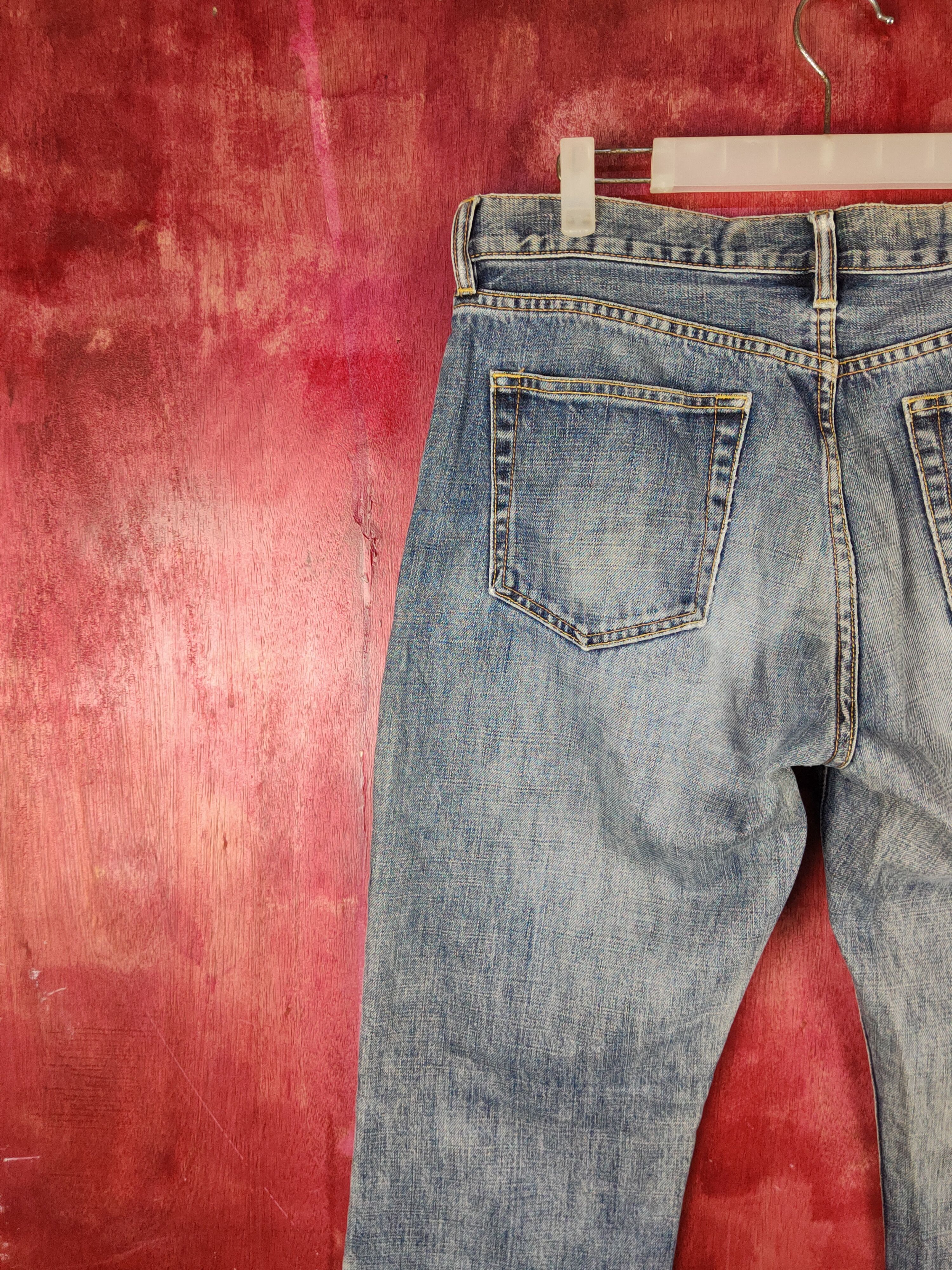 Gap Gap Blue Distressed Ripped Boot Cut Denim Jeans #S2283 Size US 33 - 8 Thumbnail
