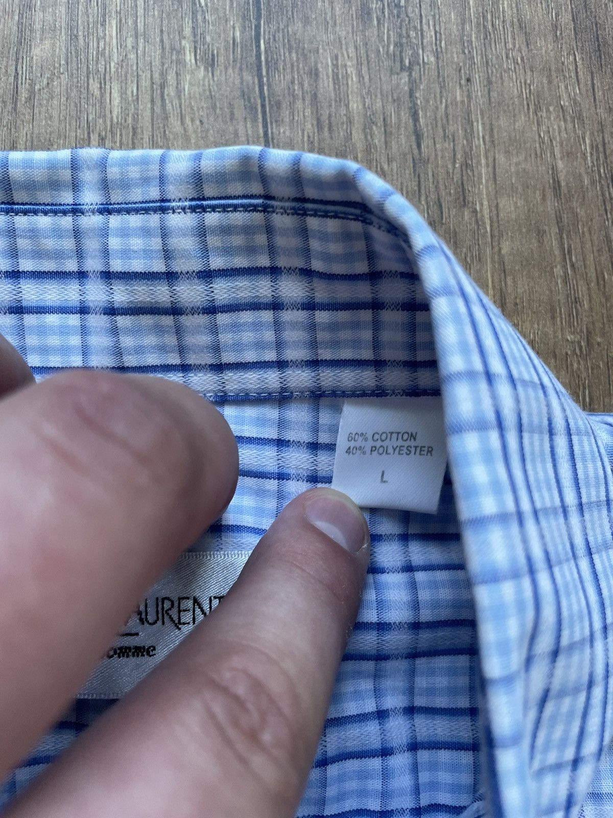 Vintage × Yves Saint Laurent Shirts Short Sleeve Yves Saint Laurent size L Size US L / EU 52-54 / 3 - 4 Thumbnail
