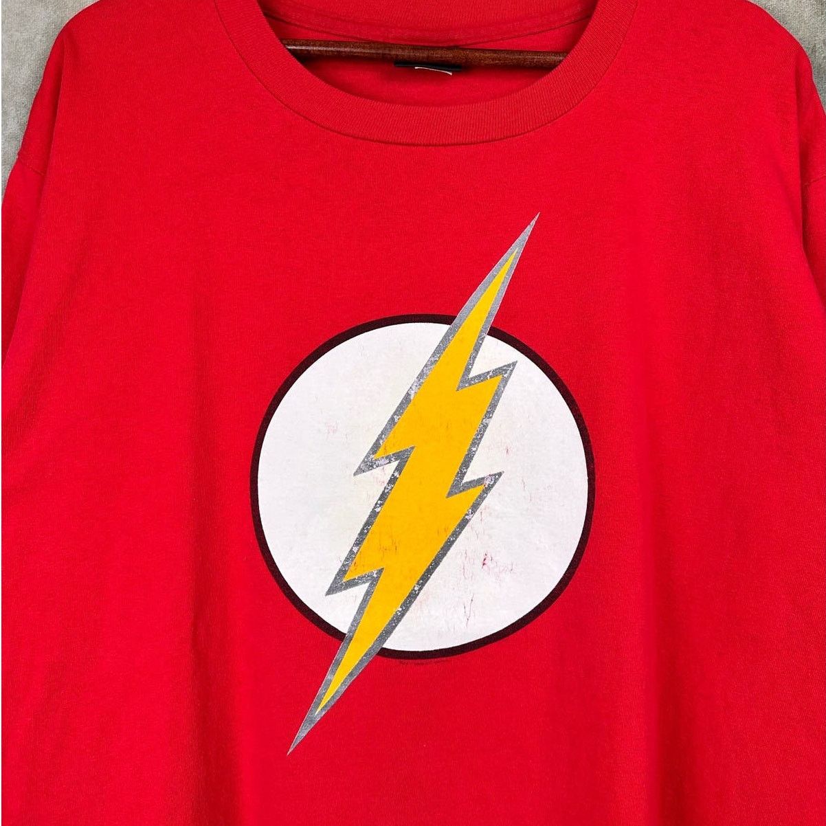 Changes × DC Comics × Vintage Vintage 90s The Flash Logo T Shirt XL DC Comics Red Retro Size US XL / EU 56 / 4 - 5 Thumbnail