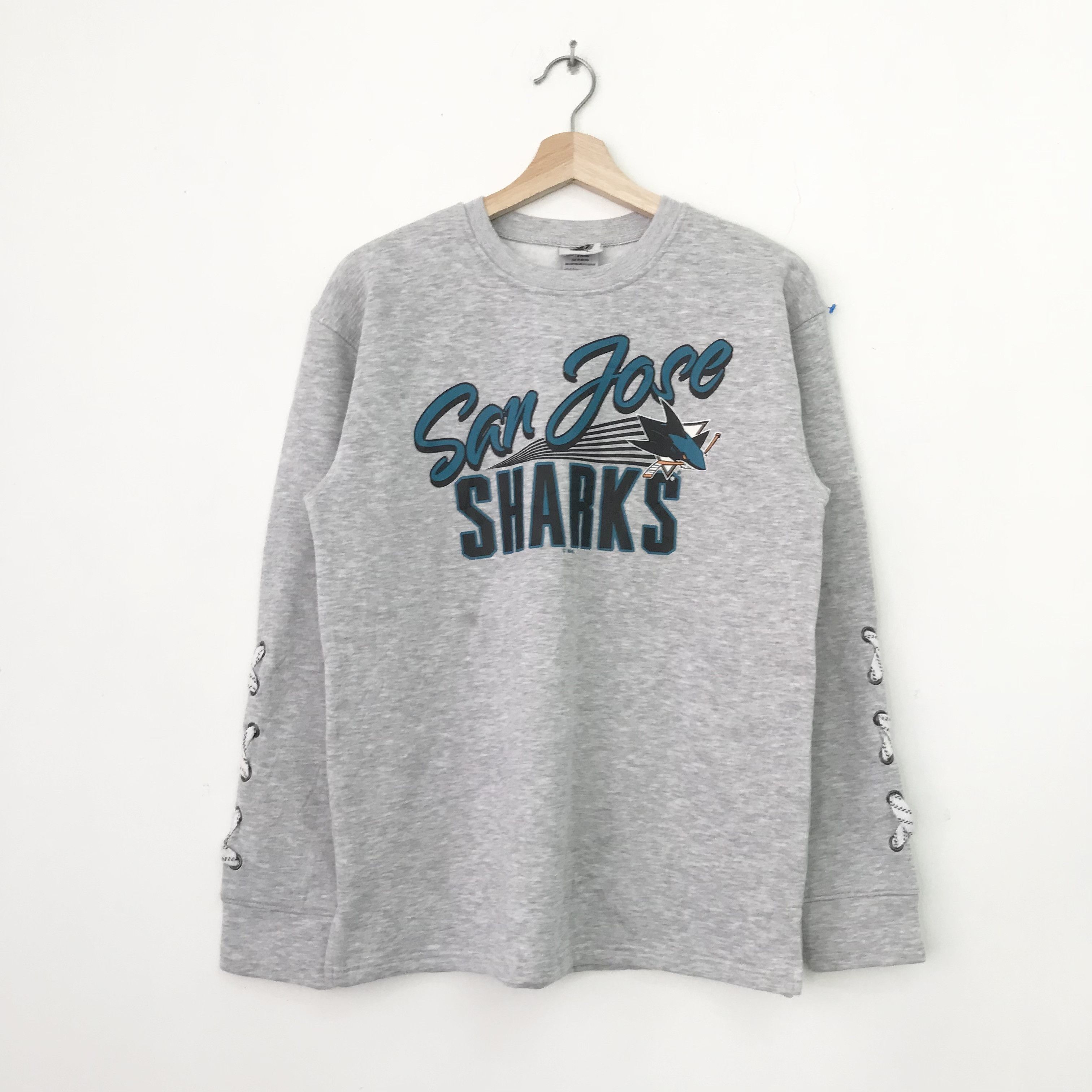 Vintage San Jose Sharks Hockey Gray Sweatshirt - 334 Size US S / EU 44-46 / 1 - 1 Thumbnail