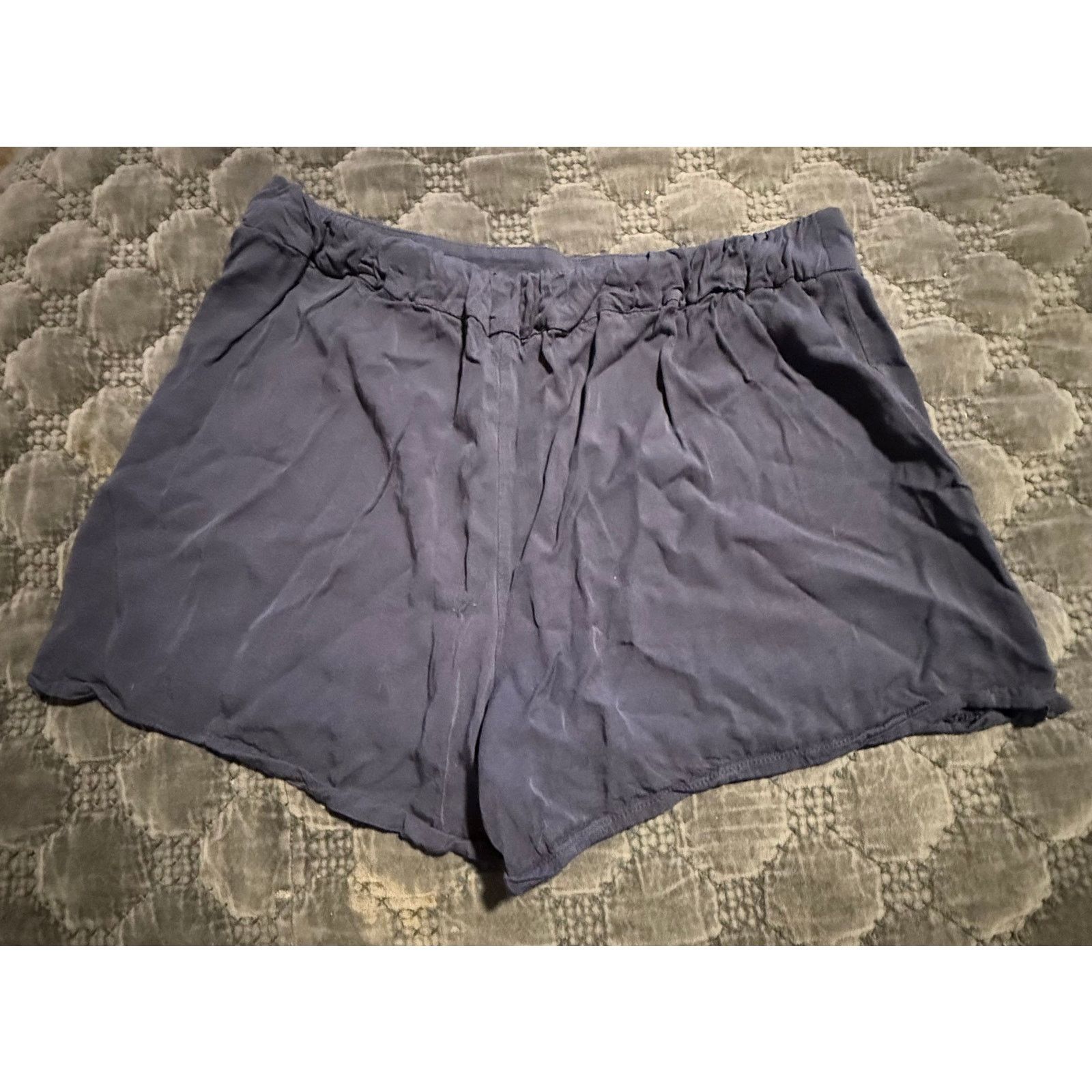 Nine West Nine West Blue Shorts Women Elastic Waist Casual L - E015 Size 34" / US 12 / IT 48 - 4 Thumbnail