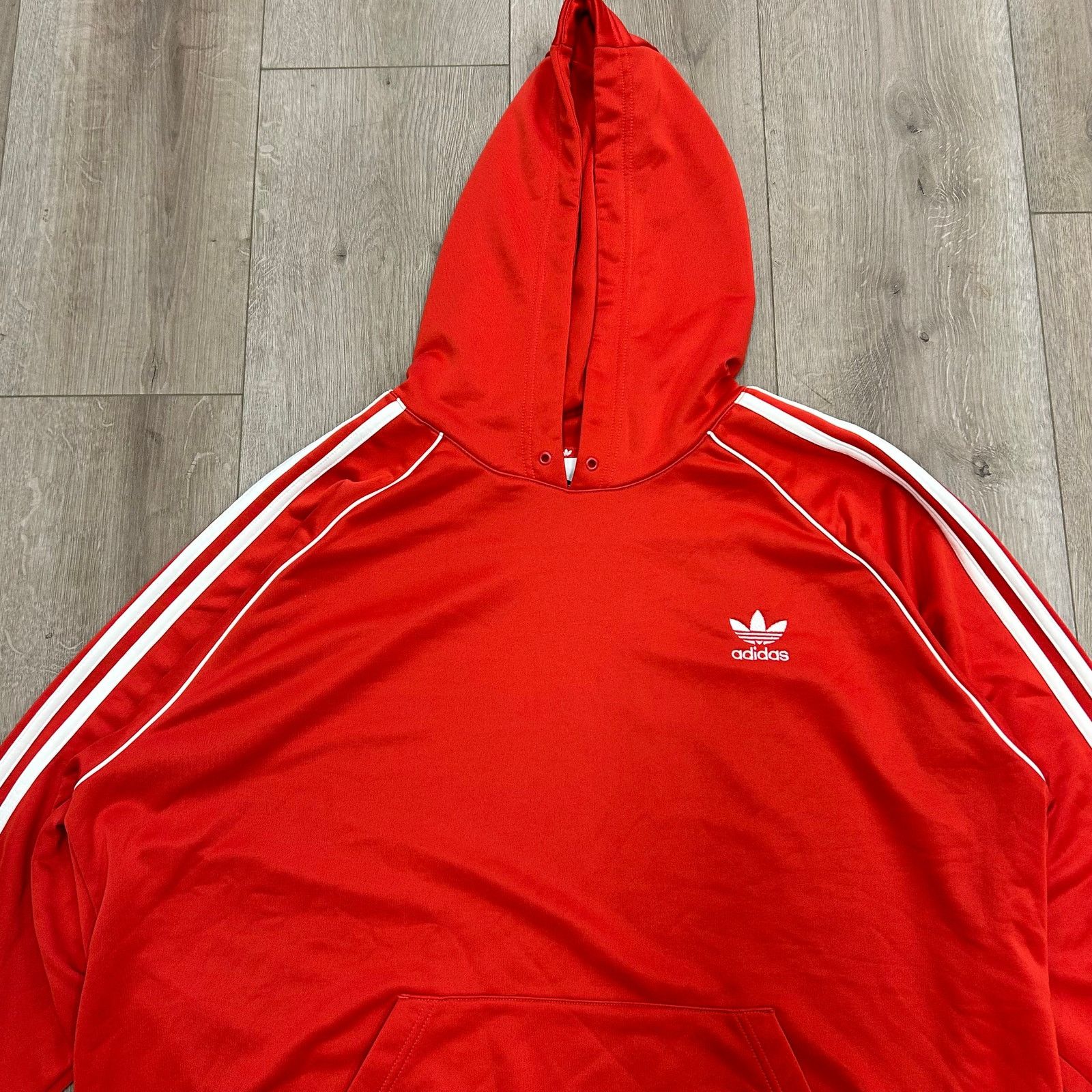 Adidas adidas Red SST 3 Stripes Hoodie Sweater Size XXL 2XL B14 Size US XXL / EU 58 / 5 - 5 Thumbnail