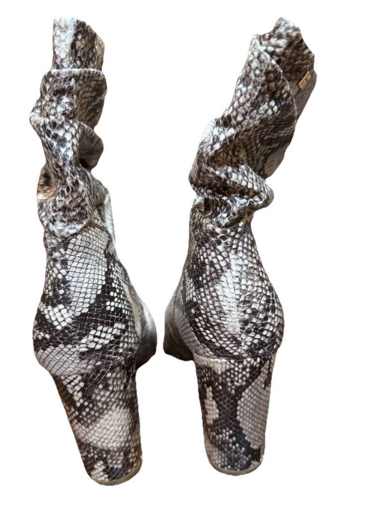 Bebe Bebe Faux Snakeskin Slouch Booties-8M Size US 8 / IT 38 - 9 Thumbnail