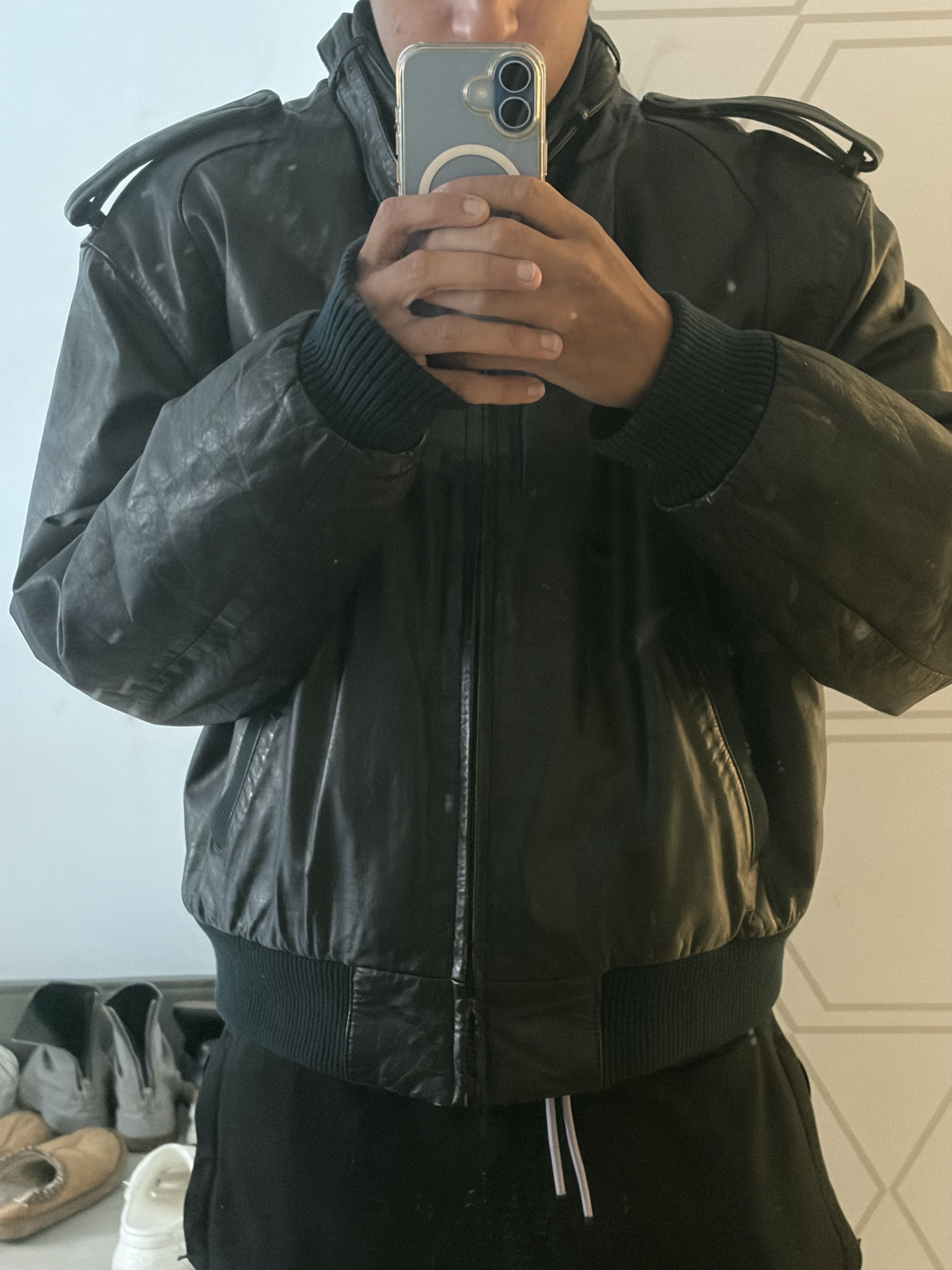 Members Only Genuine Leather Jacket Size US S / EU 44-46 / 1 - 13 Thumbnail
