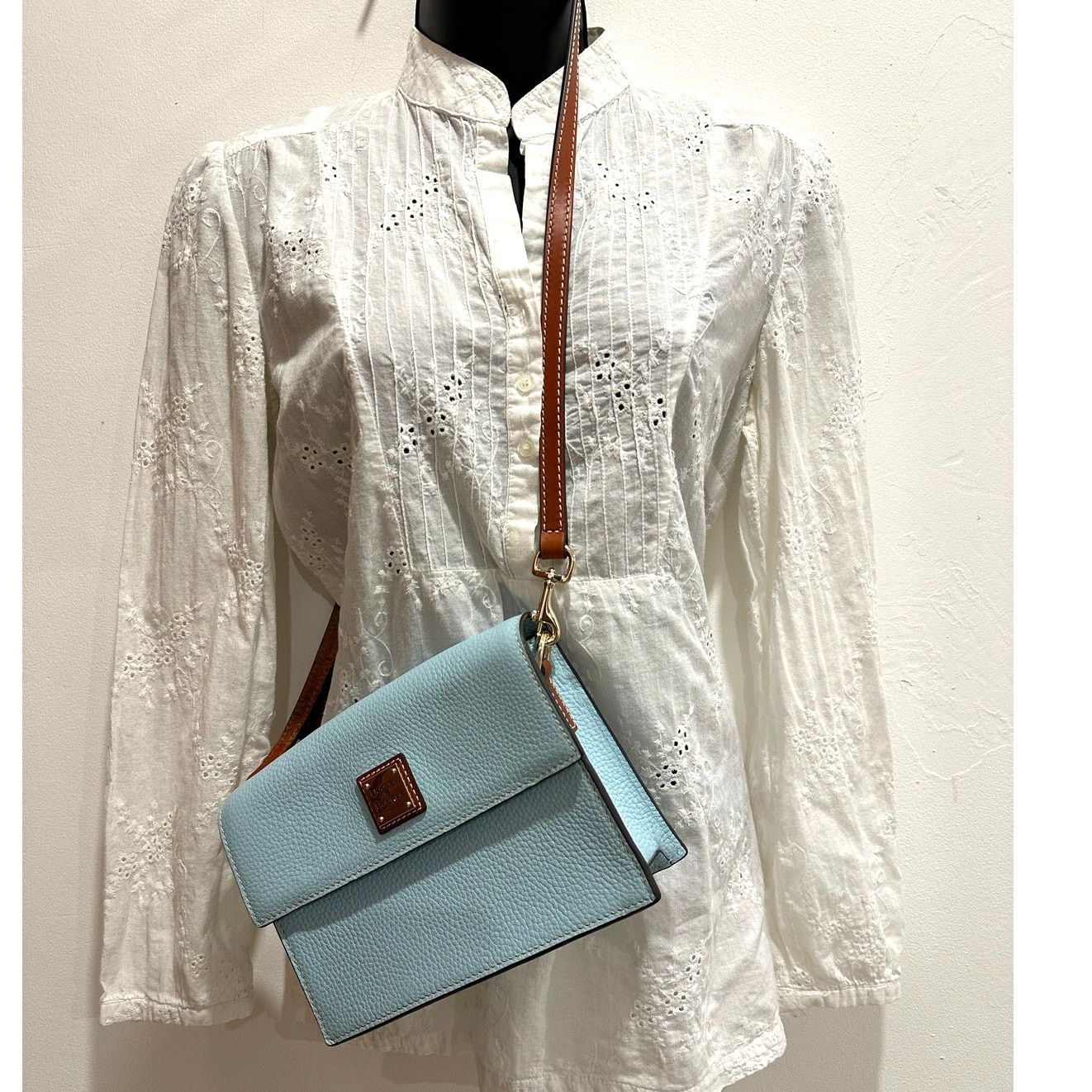 Dooney & Bourke Dooney & Bourke Pebble Grain Crossbody Caribbean Blue Size ONE SIZE - 3 Thumbnail