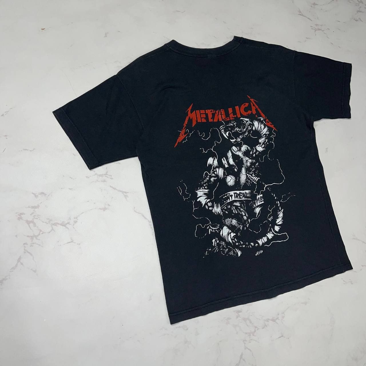 Vintage Vintage x Band Tee Metallica Black T-shirt sz XS Size US XS / EU 42 / 0 - 2 Thumbnail