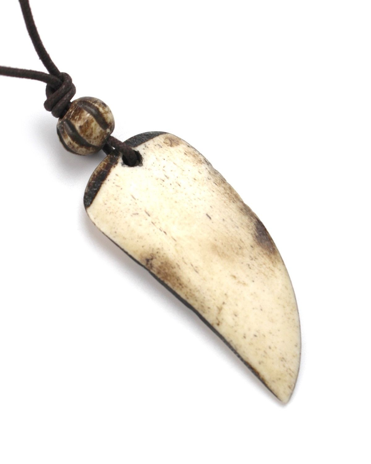 If Six Was Nine 2000S TRIBAL FANG PENDANT CORD NECKLACE Size ONE SIZE - 4 Thumbnail