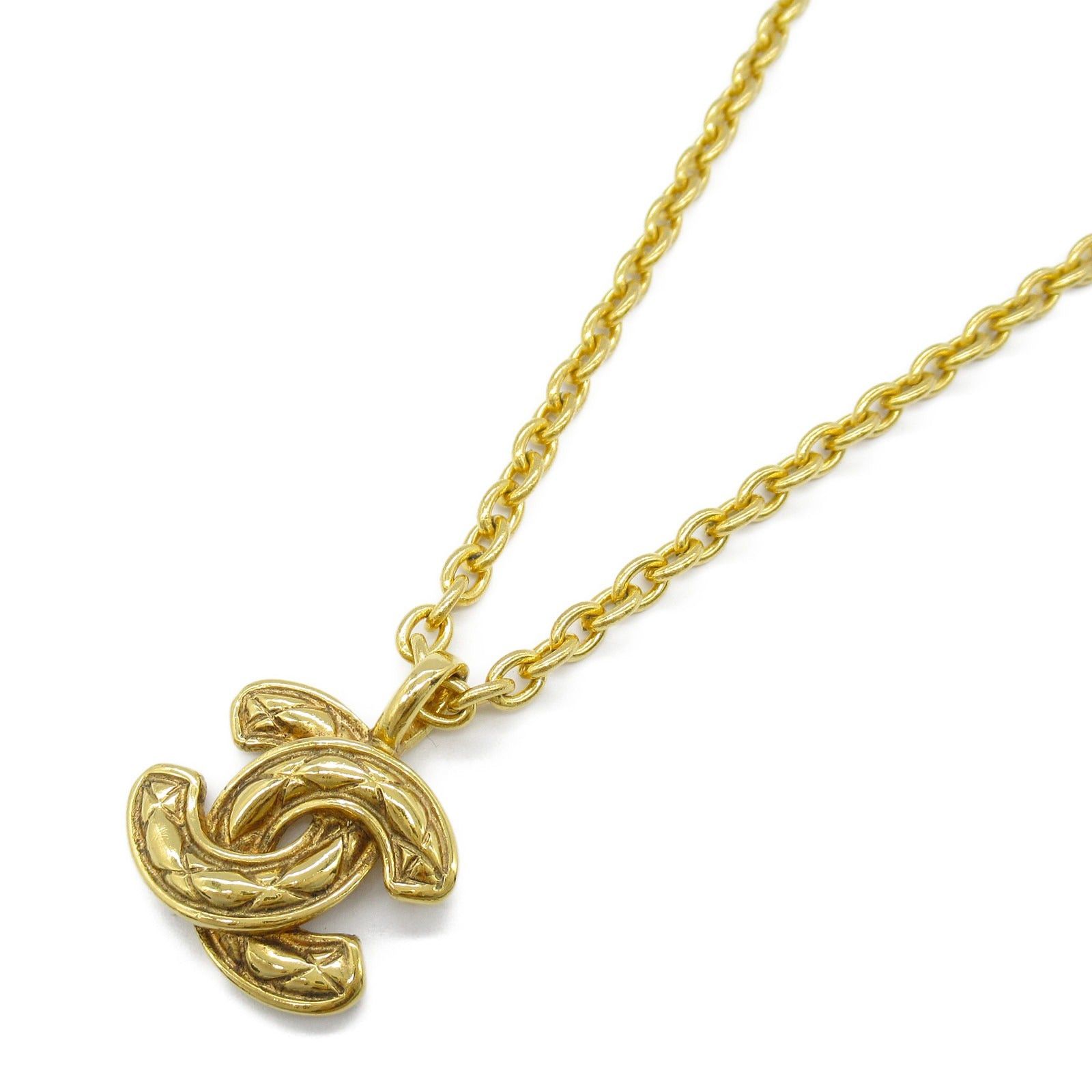 Chanel Chanel Coco Mark Necklace Gp (Gold Plated) Gold Size ONE SIZE - 1 Thumbnail