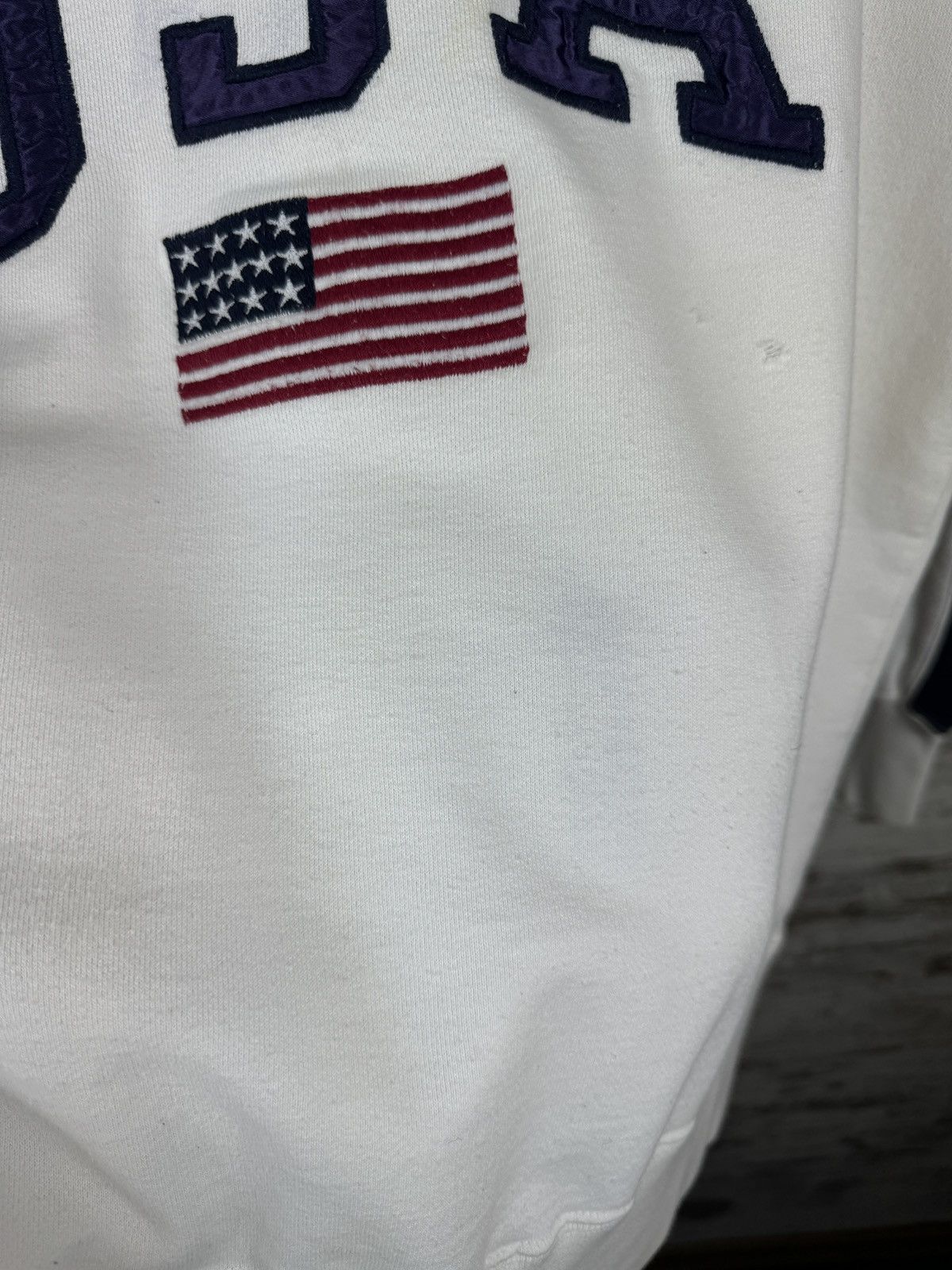 Polo Ralph Lauren × Vintage Mens Vintage Polo Ralph Lauren USA sweatshirt rugby rare Size US S / EU 44-46 / 1 - 13 Thumbnail