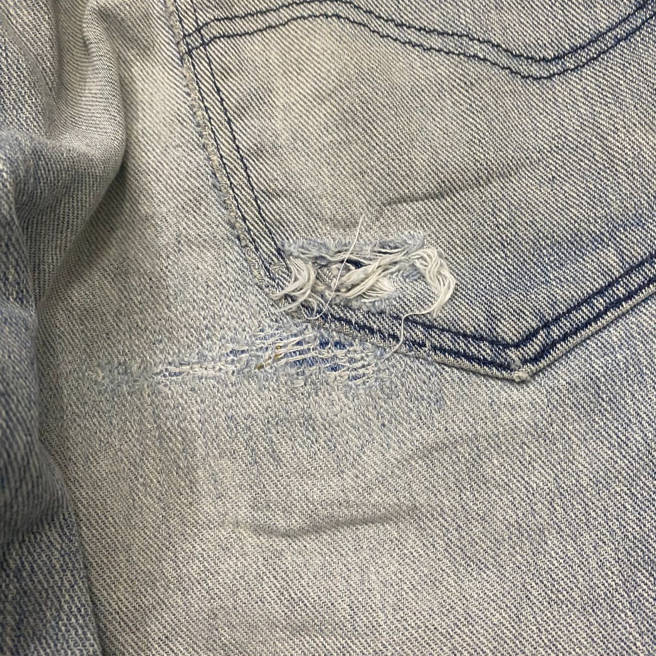 Lee 💥Vintage Lee Riders Balenciaga Distressed Denim Size US 32 / EU 48 - 16 Thumbnail