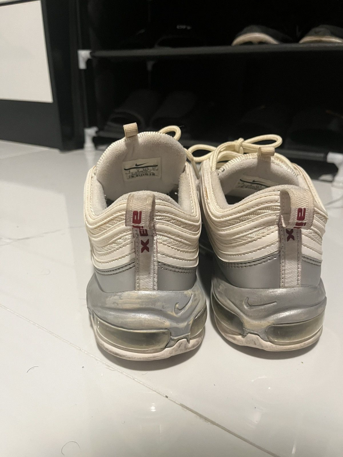 Nike Air max 97 Sliver white Size US 9 / EU 42 - 4 Thumbnail