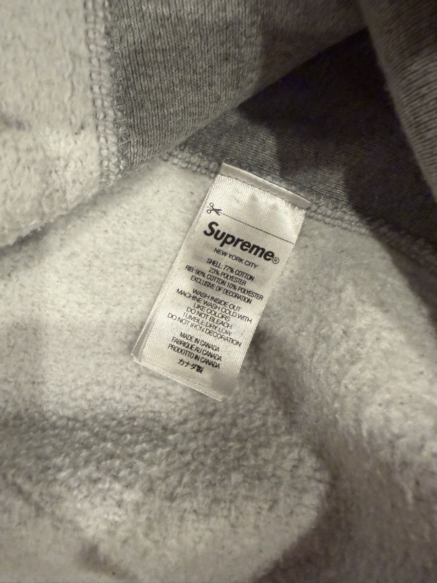 Supreme fw24 heather grey box logo hoodie Size US M / EU 48-50 / 2 - 5 Thumbnail