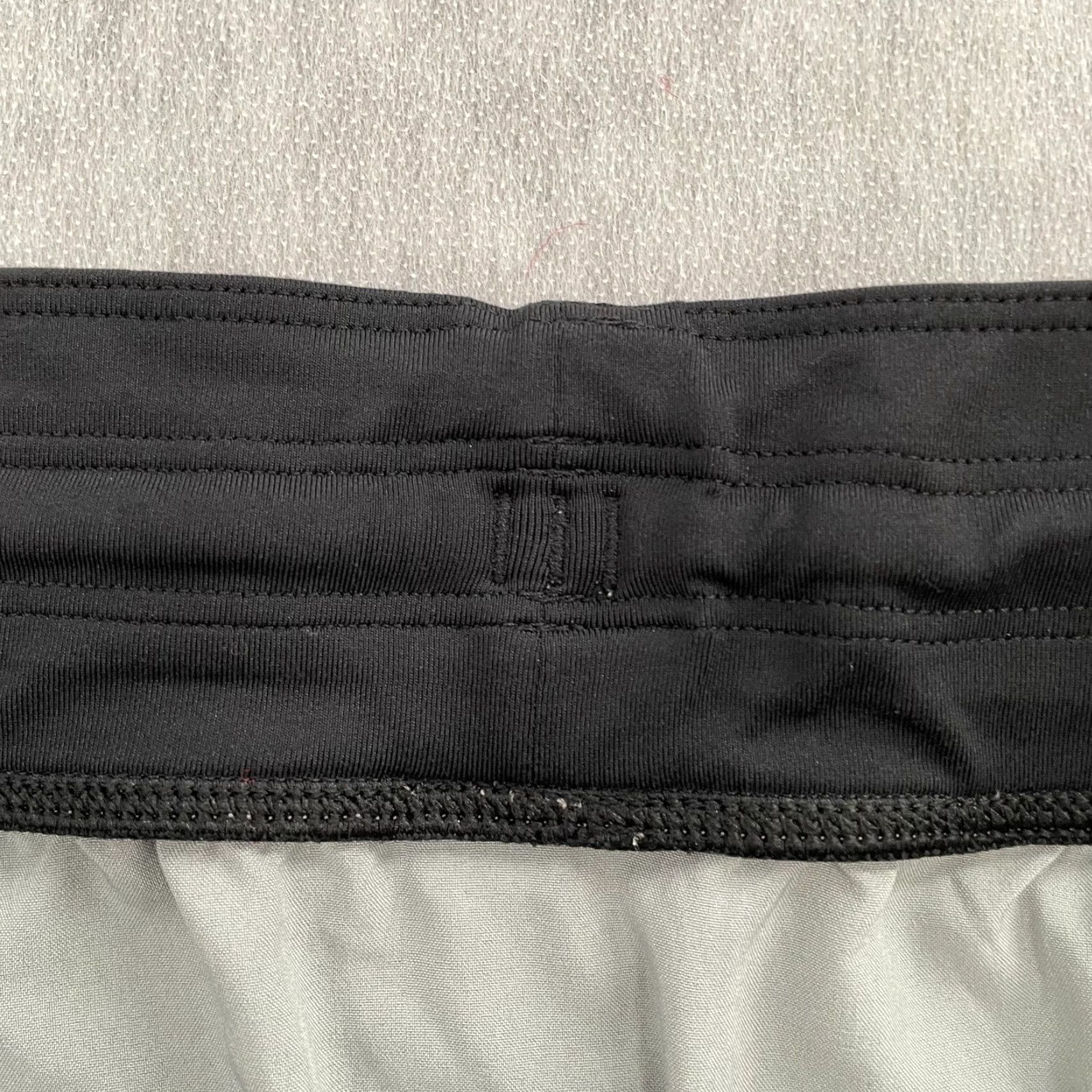 Lululemon Lululemon T.H.E. Unlined Short Mens L Gray Drawstring Side Pocket Activewear Size US 33 - 6 Thumbnail