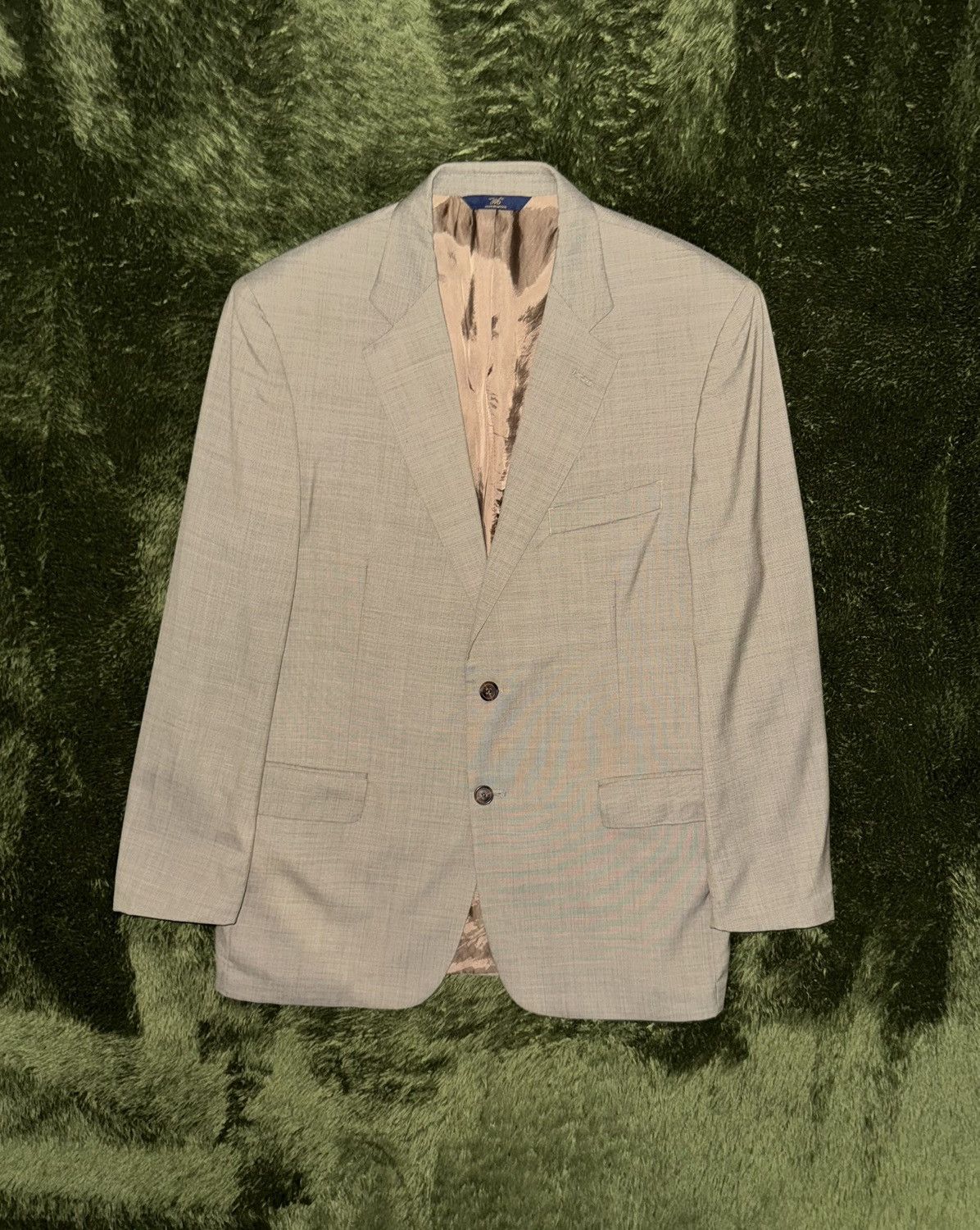 Brooks Brothers [42R] Brooks Brothers USA 346 Stretch Blazer Beige Size 42R - 1 Thumbnail