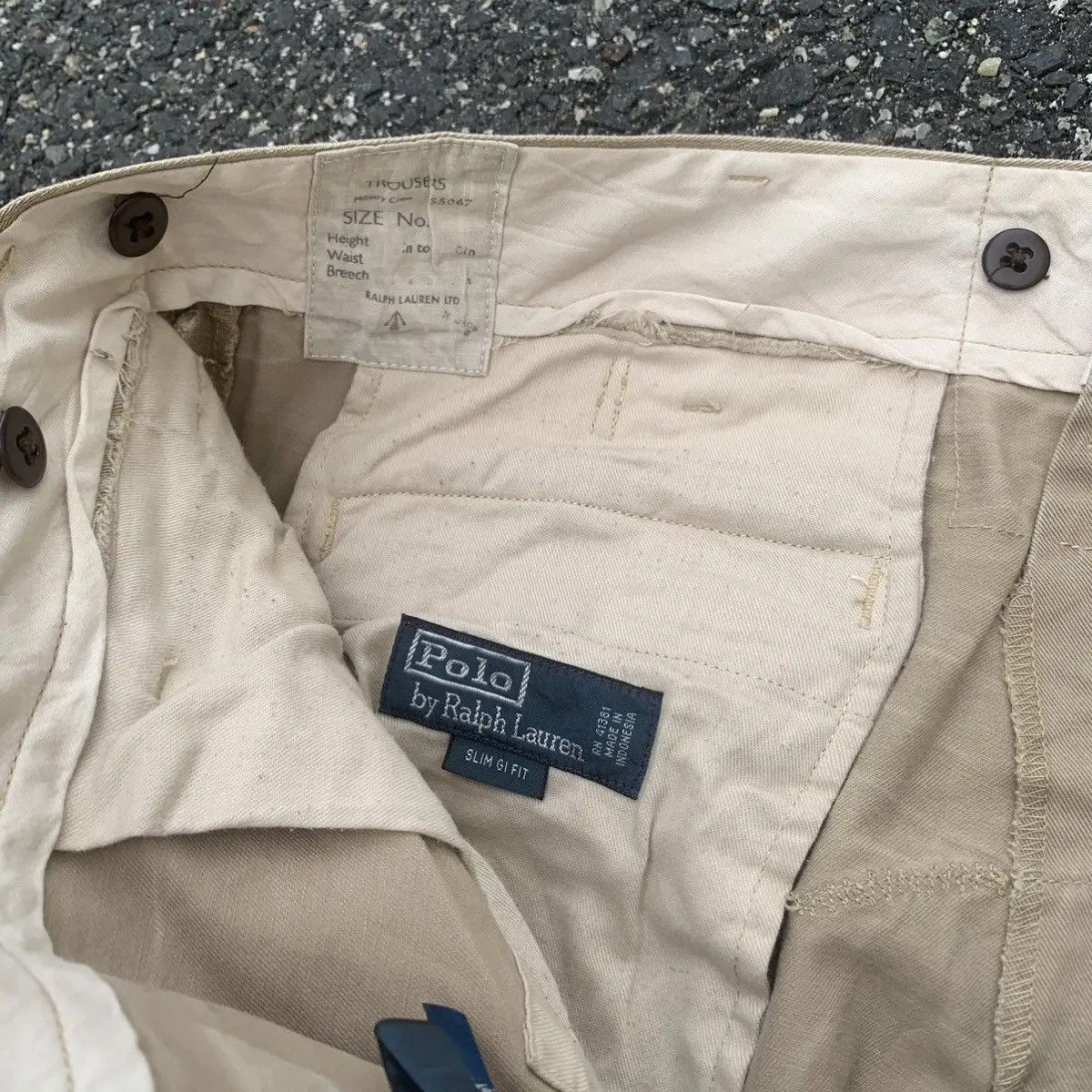 Polo Ralph Lauren RALPH LAUREN 36x33 Trousers Faded Distressed Pants Size US 36 / EU 52 - 9 Thumbnail