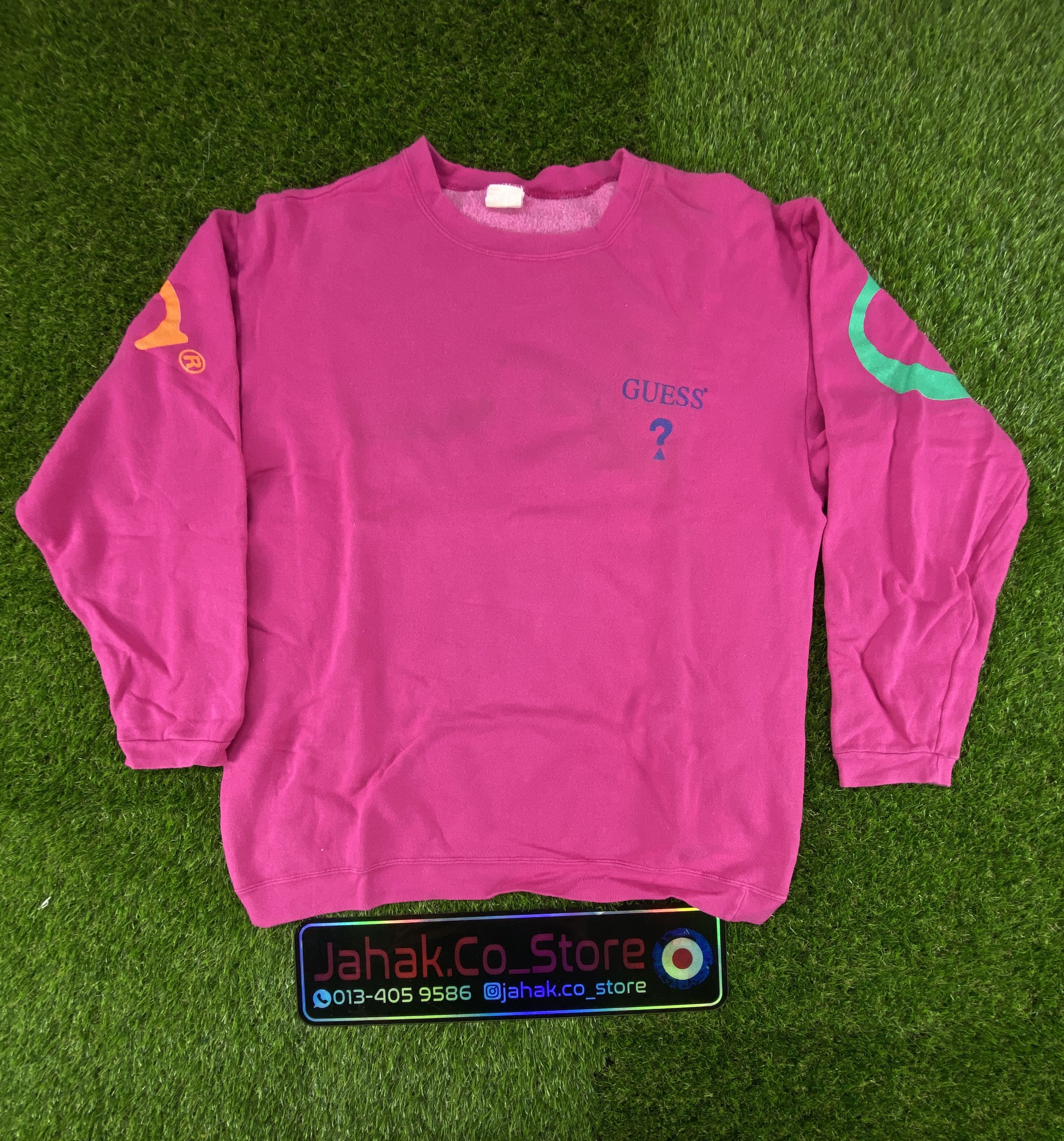 Guess Rare Vintage Guess X George Marciano Spell Out Logo (S112) Size US L / EU 52-54 / 3 - 1 Thumbnail