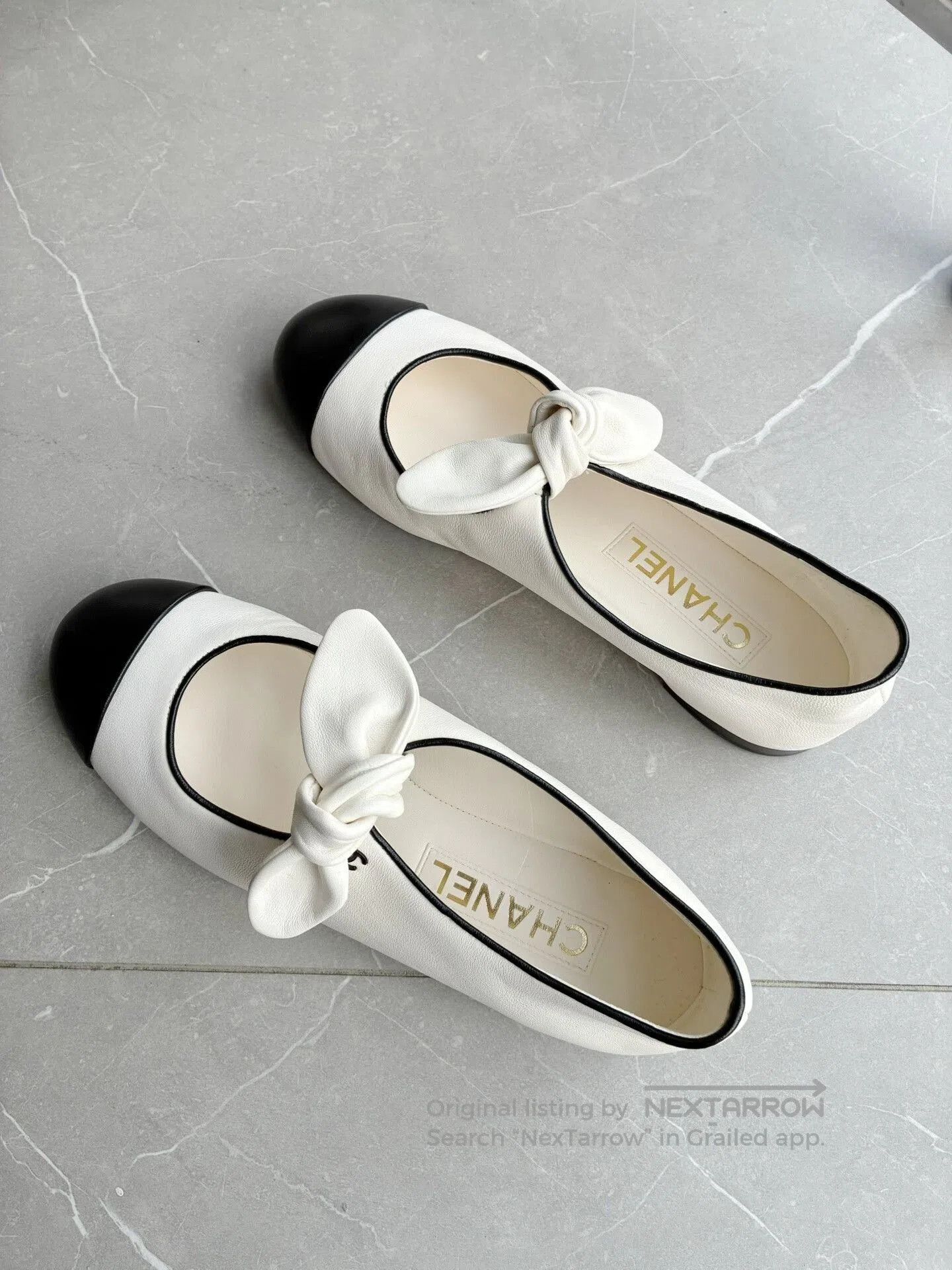 Chanel Chanel 25C Bow Mary Jane Shoes. Size US 6 / IT 36 - 3 Thumbnail