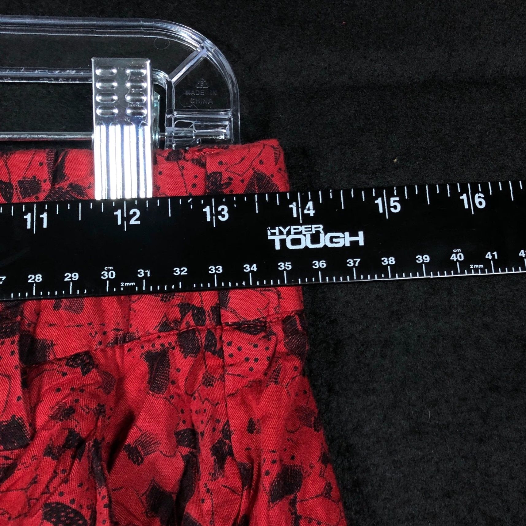 Bdg BDG Urban Outfitters Womens Pants Red Black Floral High Rise Cotton Jogger XS Womens Size 26" / US 2 / IT 38 - 6 Thumbnail