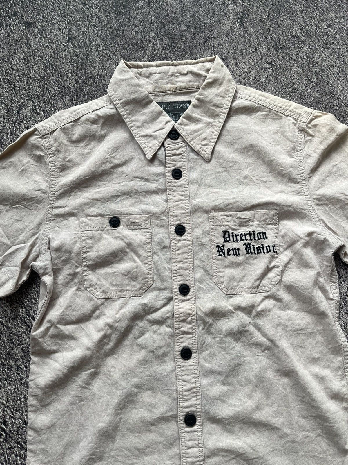 Japanese Brand Y2K Daily news ifsixwasnine shirt Size US M / EU 48-50 / 2 - 7 Thumbnail
