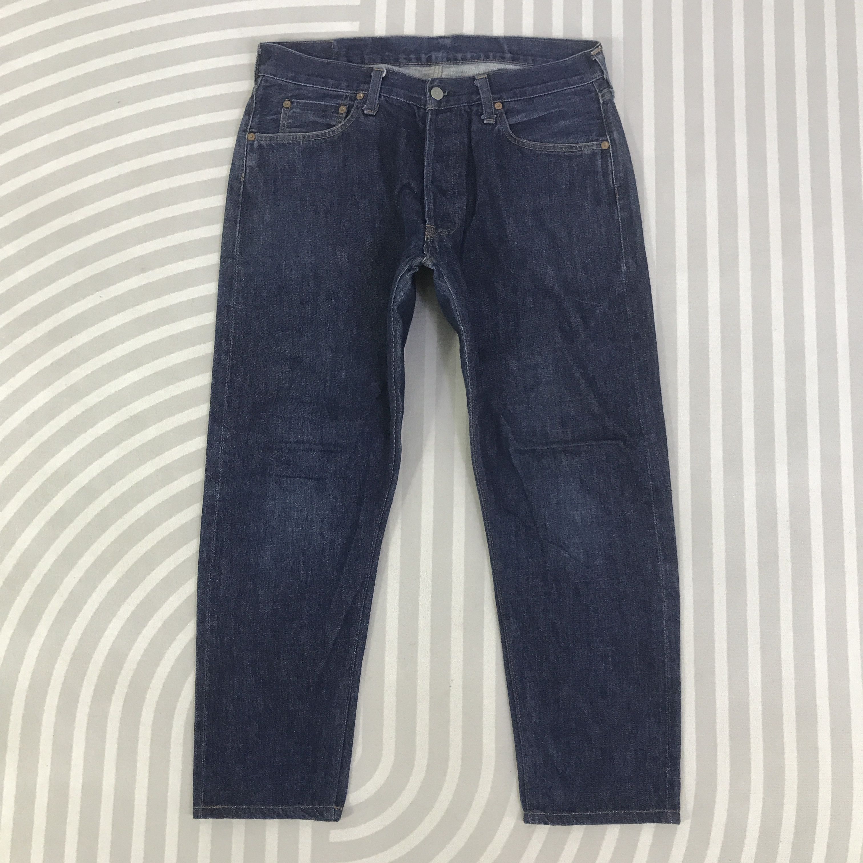 Studio D'Artisan Vintage Studio D Artisan Blue Denim Jeans PantsK130B4 Size US 33 - 1 Thumbnail