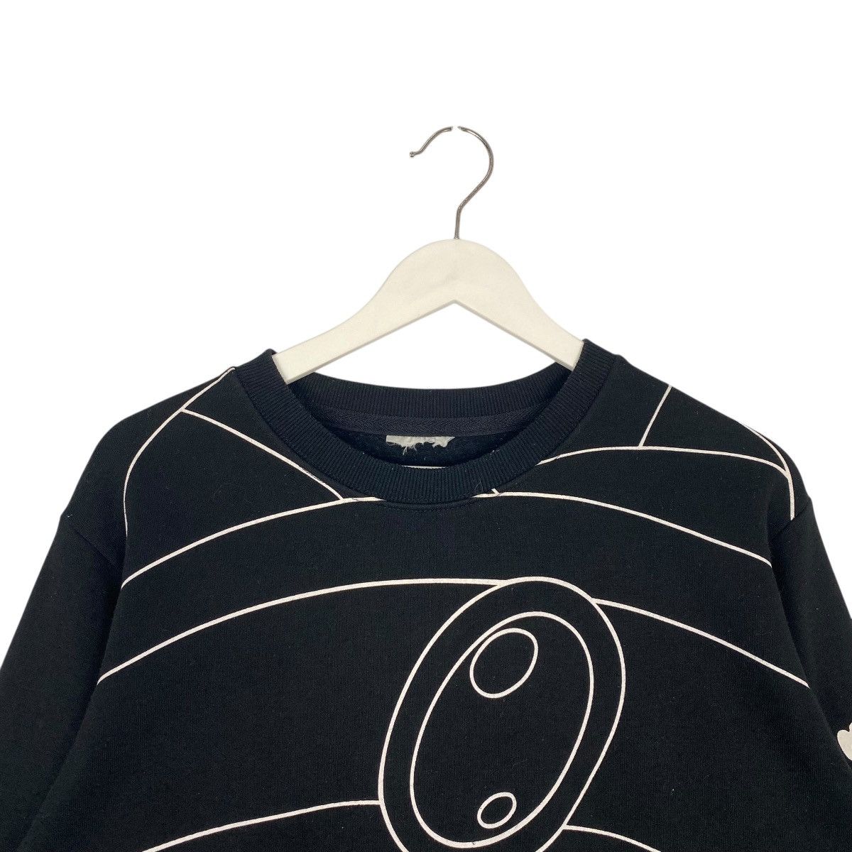 Vintage Vintage Mr Popo Sweatshirt Crewneck All Print Black Size M Size M / US 6-8 / IT 42-44 - 4 Thumbnail