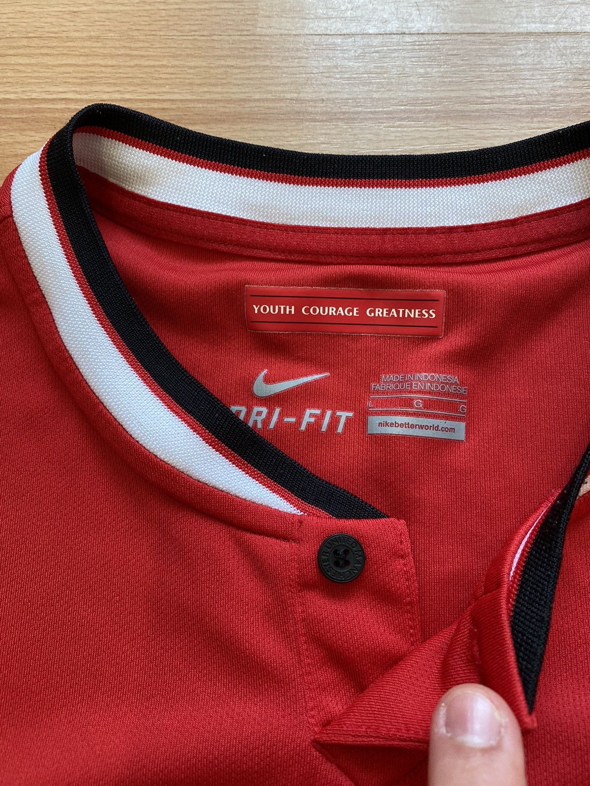 Nike Nike Chevrolet Manchester United Mens Jersey 2014 Football Size US L / EU 52-54 / 3 - 4 Thumbnail