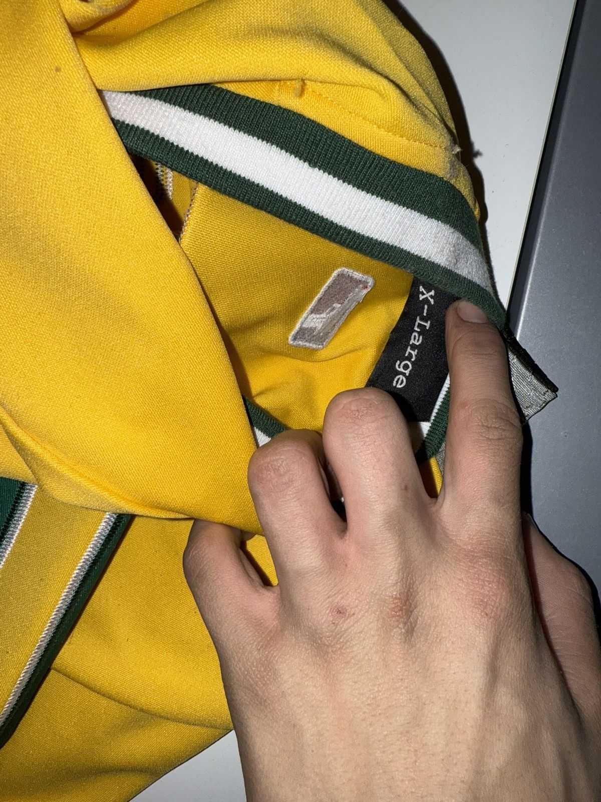 Fuck The Population FTP Script Pullover Baseball Jersey Size US XL / EU 56 / 4 - 4 Thumbnail