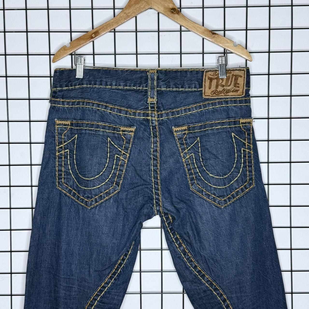 True Religion True Religion Fat Stitch Vintage 2000s Bottoms Size US 34 / EU 50 - 1 Thumbnail