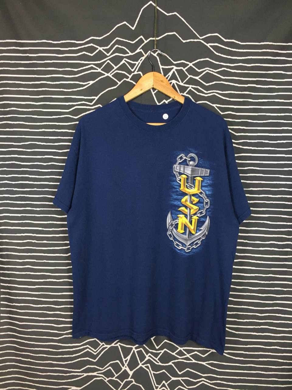 Vintage United States Navy USN The Sea Is Ours Graphic Tee Size US XL / EU 56 / 4 - 4 Thumbnail