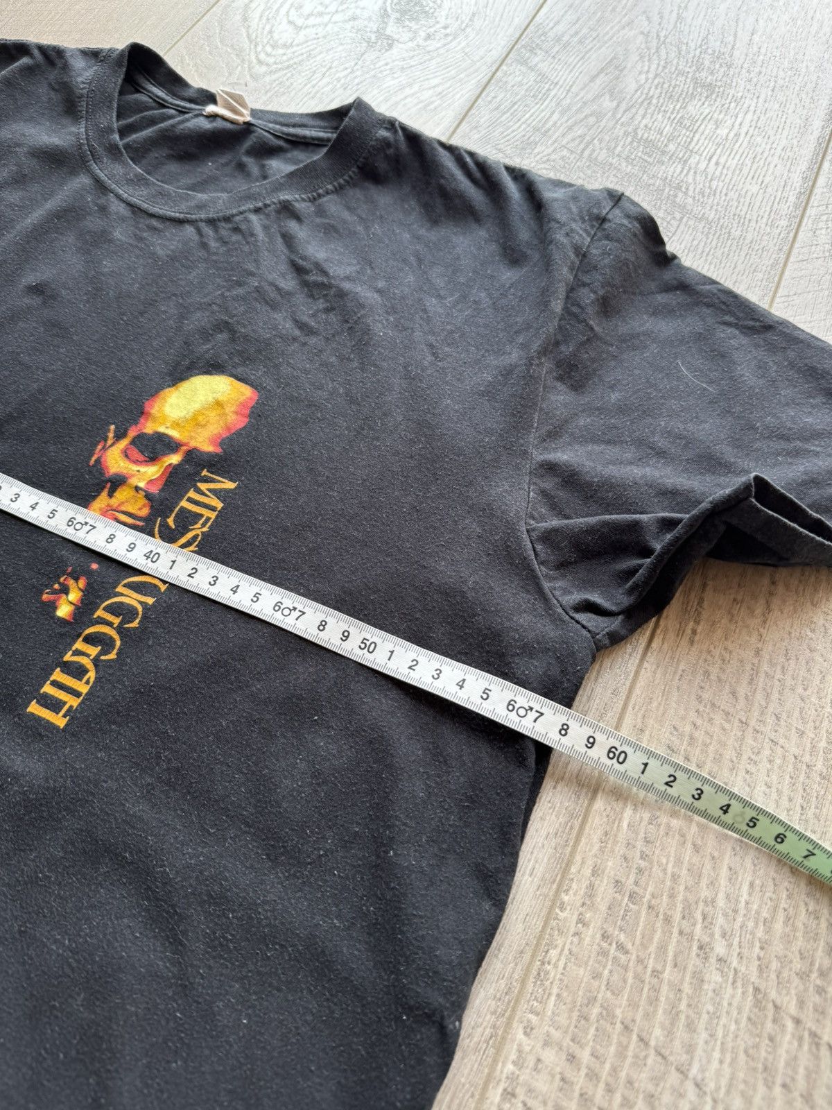 Band Tees Meshuggah Punk Rock Band Gothic Faded Vintage T Shirt Size US XL / EU 56 / 4 - 8 Thumbnail