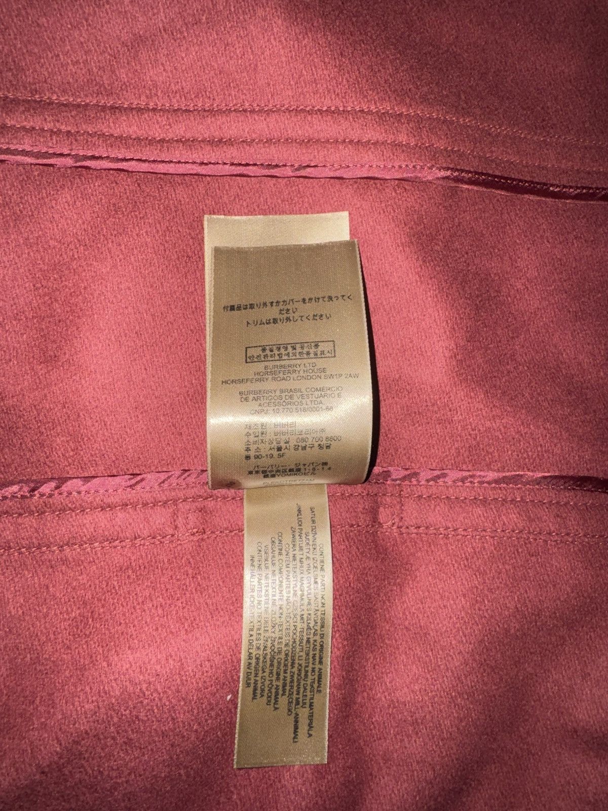 Burberry Women Burberry Belted Dusty Peony Rose Cashmere Size US4 Size S / US 4 / IT 40 - 6 Thumbnail