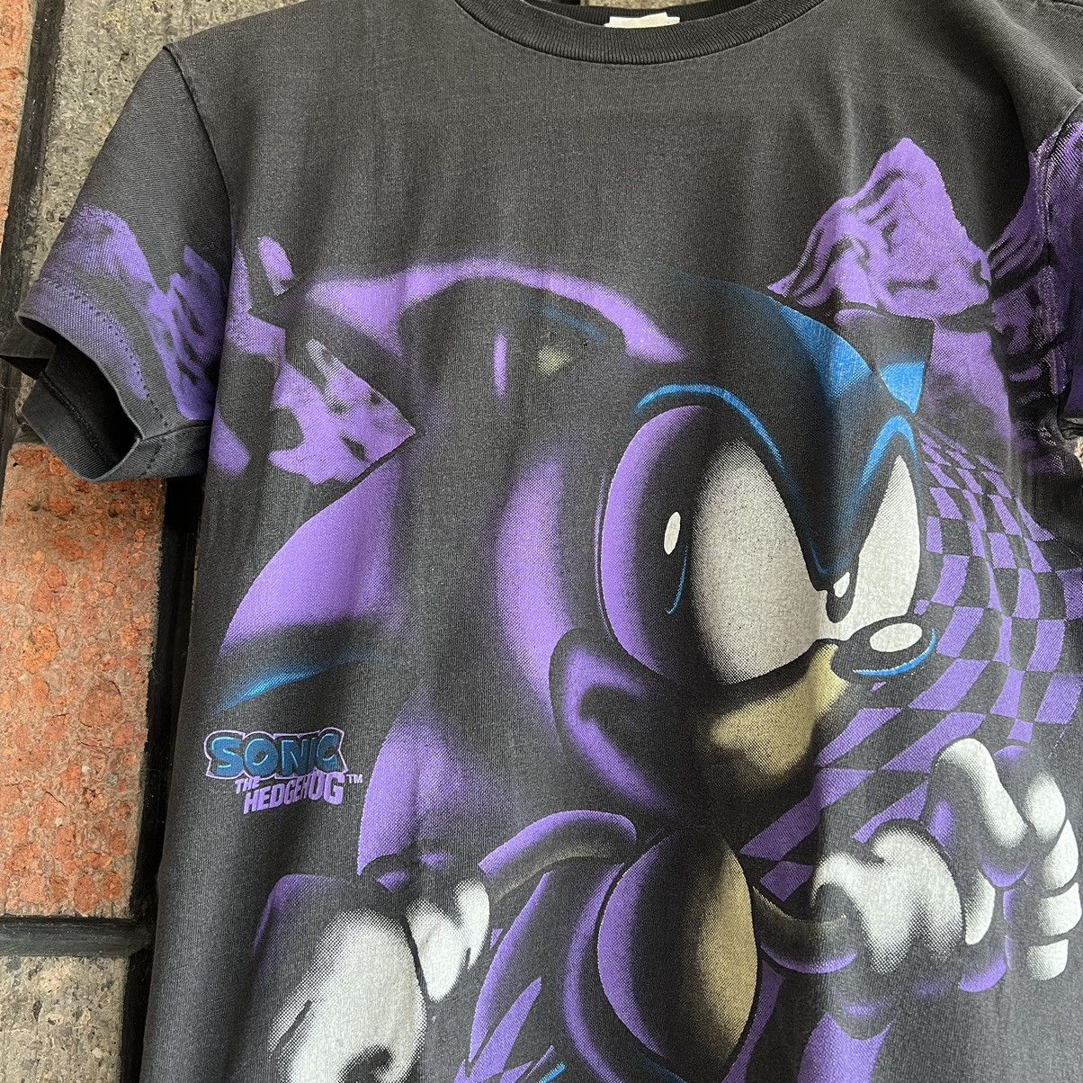 Cartoon Network × Vintage RARE ‘90s Sonic The Hedgehog Gaming Promo Tee Shirt Size US XS / EU 42 / 0 - 1 Thumbnail