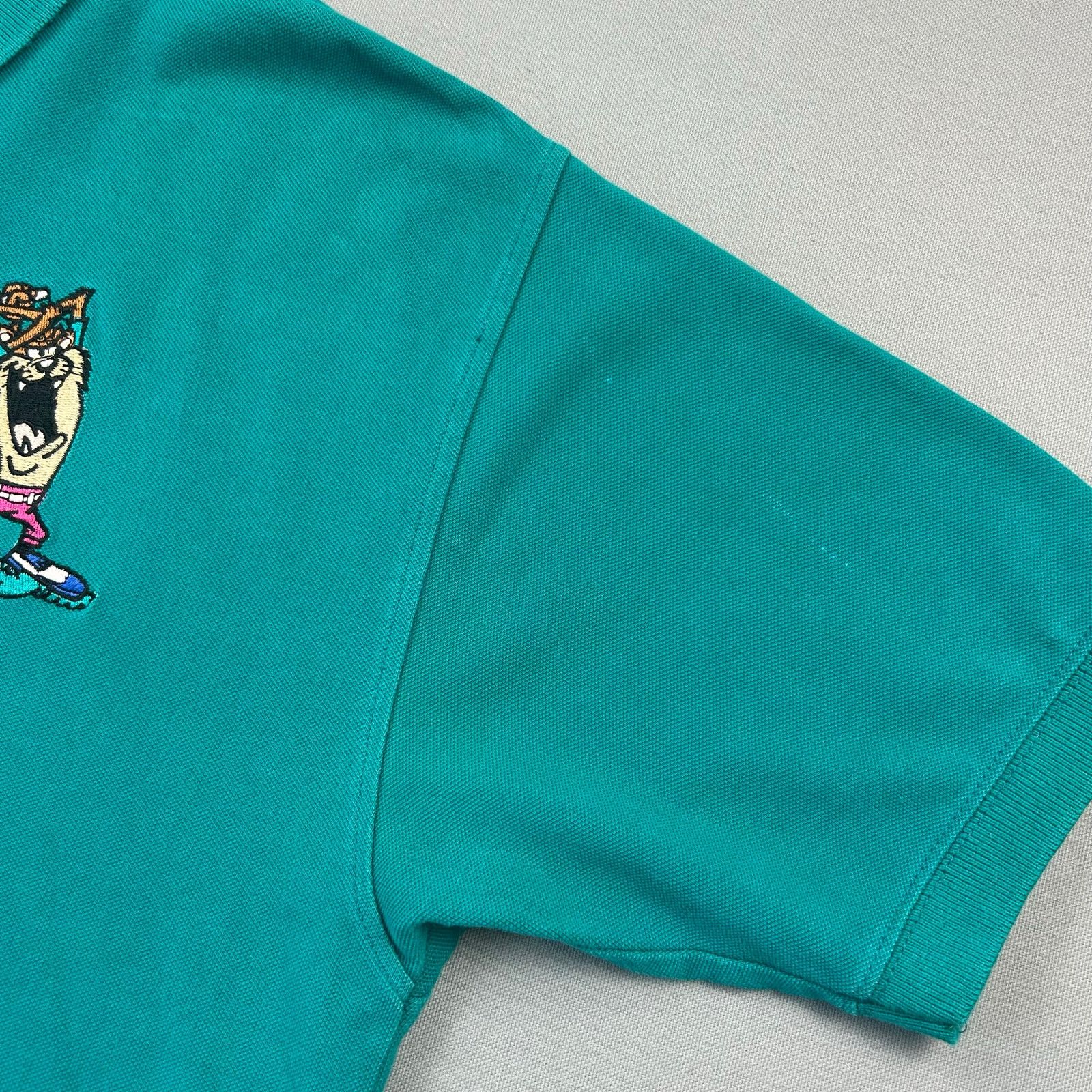 Vintage Vintage Taz Golf Polo 90s Acme Looney Tunes Large Tasmanian Size US L / EU 52-54 / 3 - 4 Thumbnail
