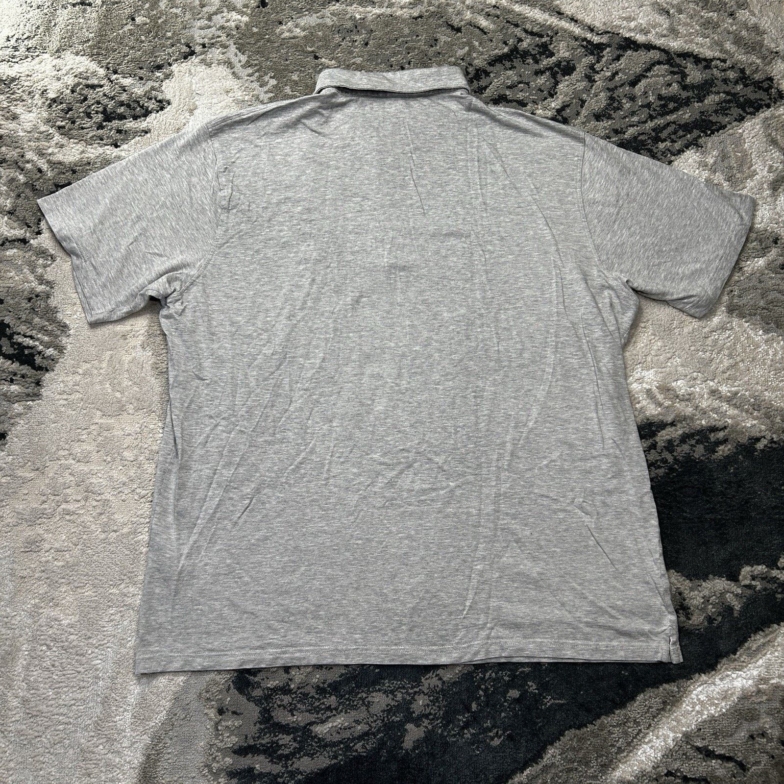 Peter Millar Peter Millar Crown Soft Golf Polo Shirt Men XL Gray Heather Size US XL / EU 56 / 4 - 3 Thumbnail