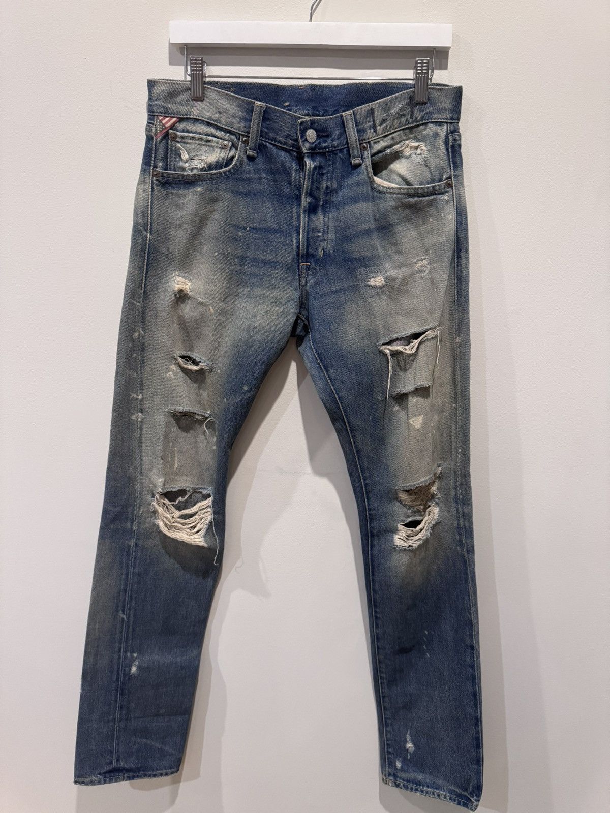 Denim & Supply Ralph Lauren Denim and Supply Ralph Lauren Distressed Jeans Size US 30 / EU 46 - 1 Thumbnail