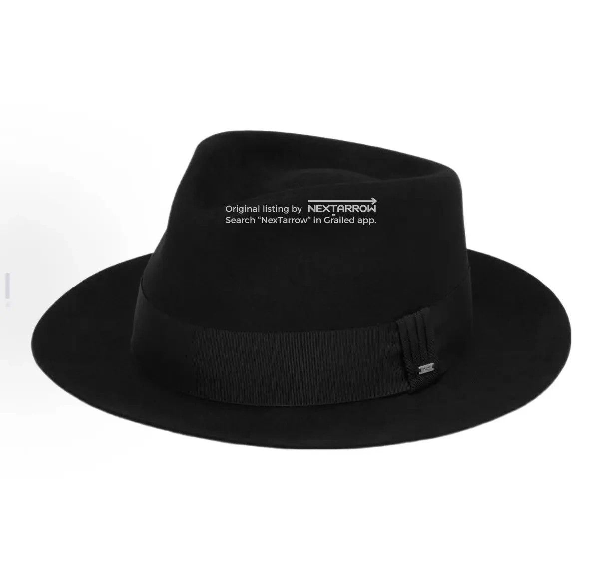 Saint Laurent Felt Top Hat K39 in Black, Men's